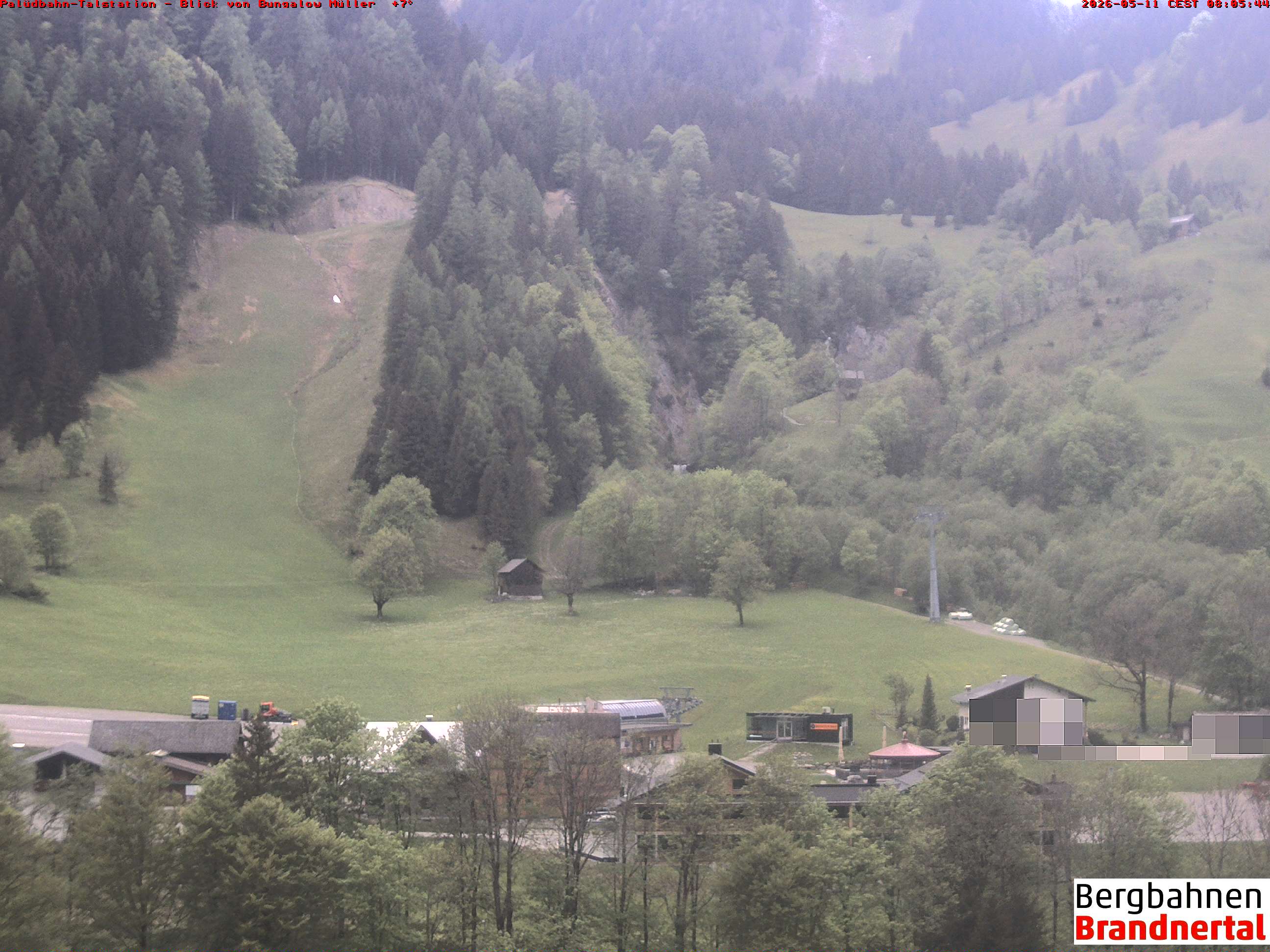 Blick auf Palüdbahn von Bungalow Müller