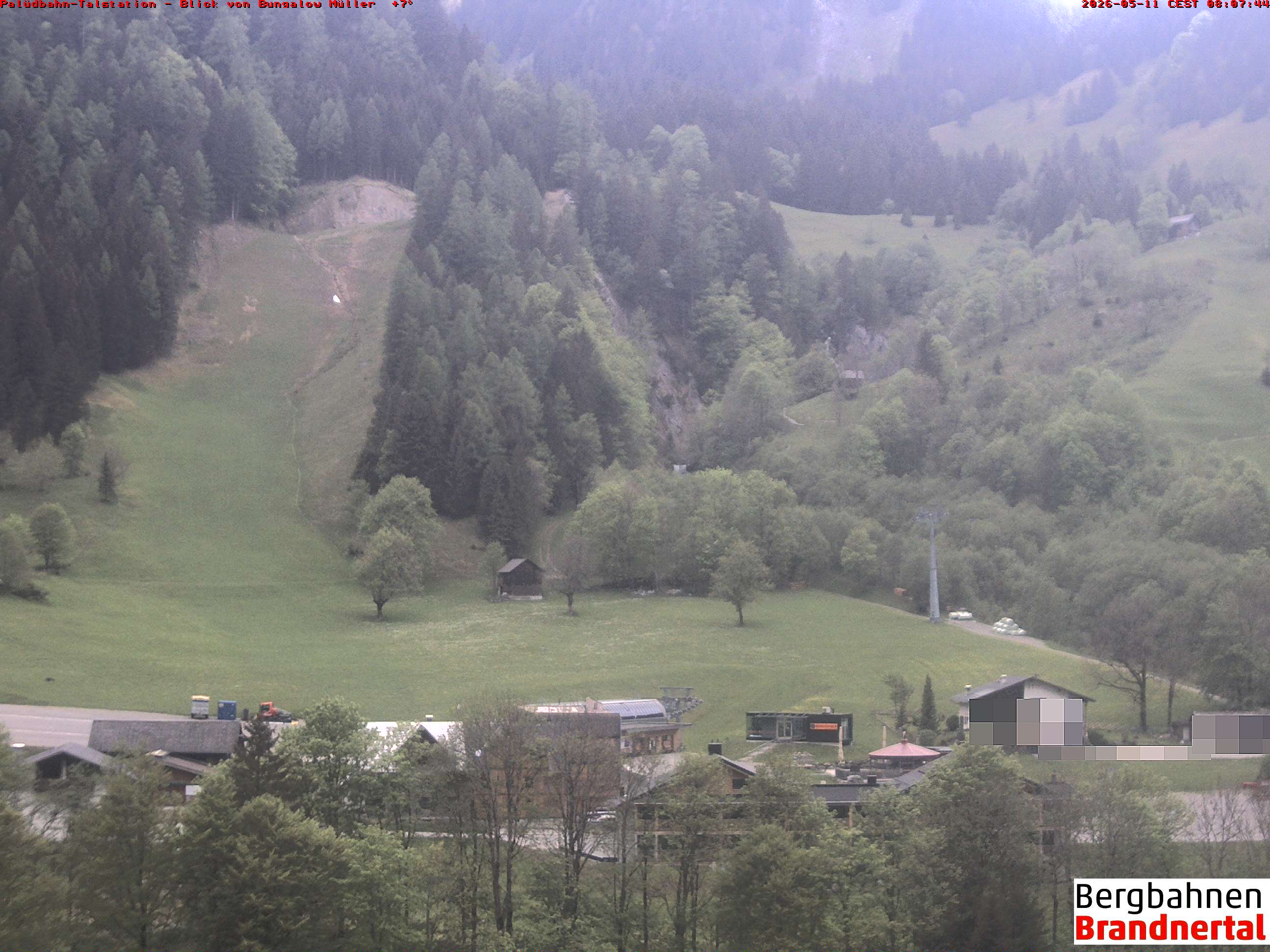 Blick auf Palüdbahn von Bungalow Müller