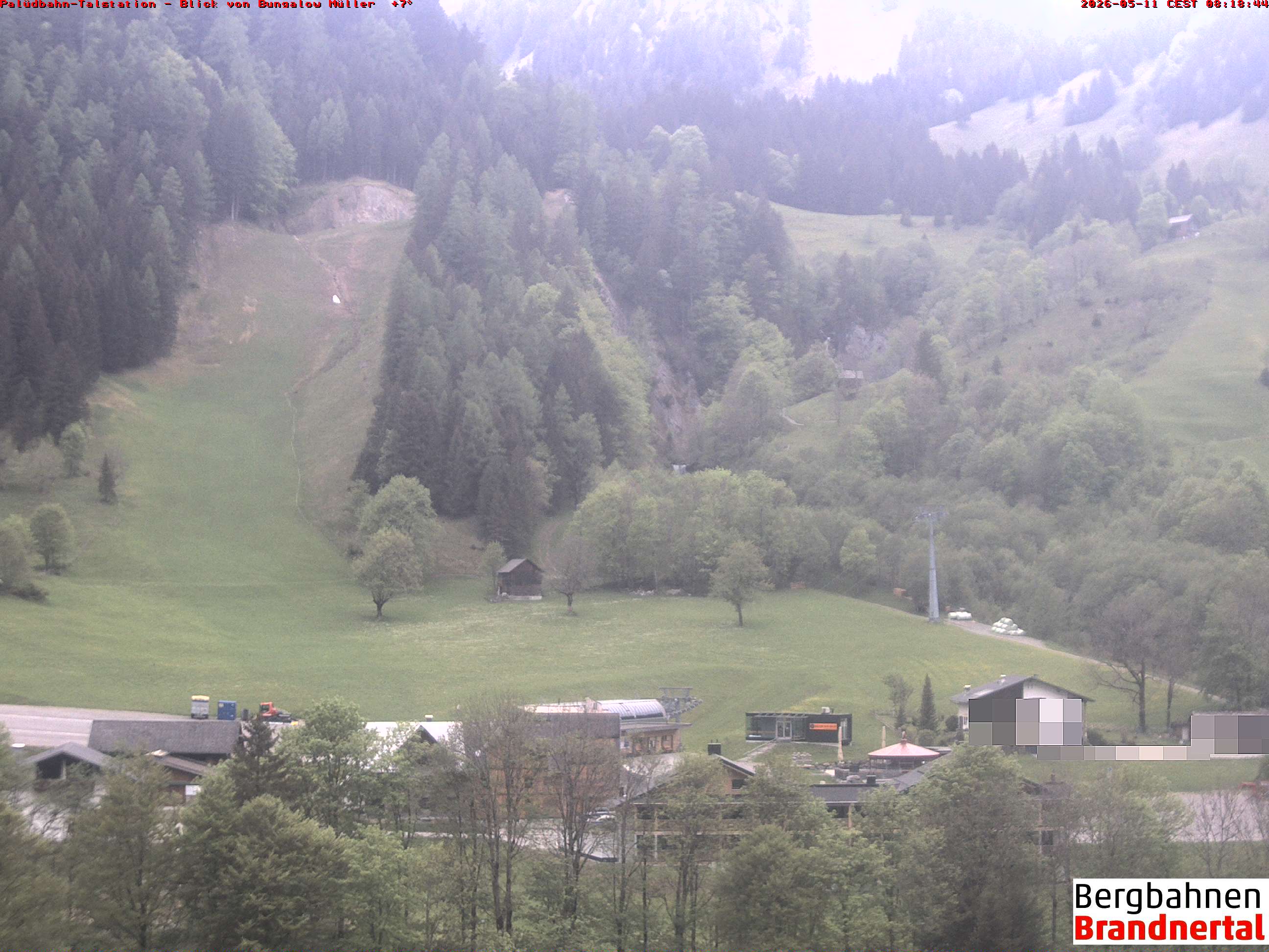 Blick auf Palüdbahn von Bungalow Müller