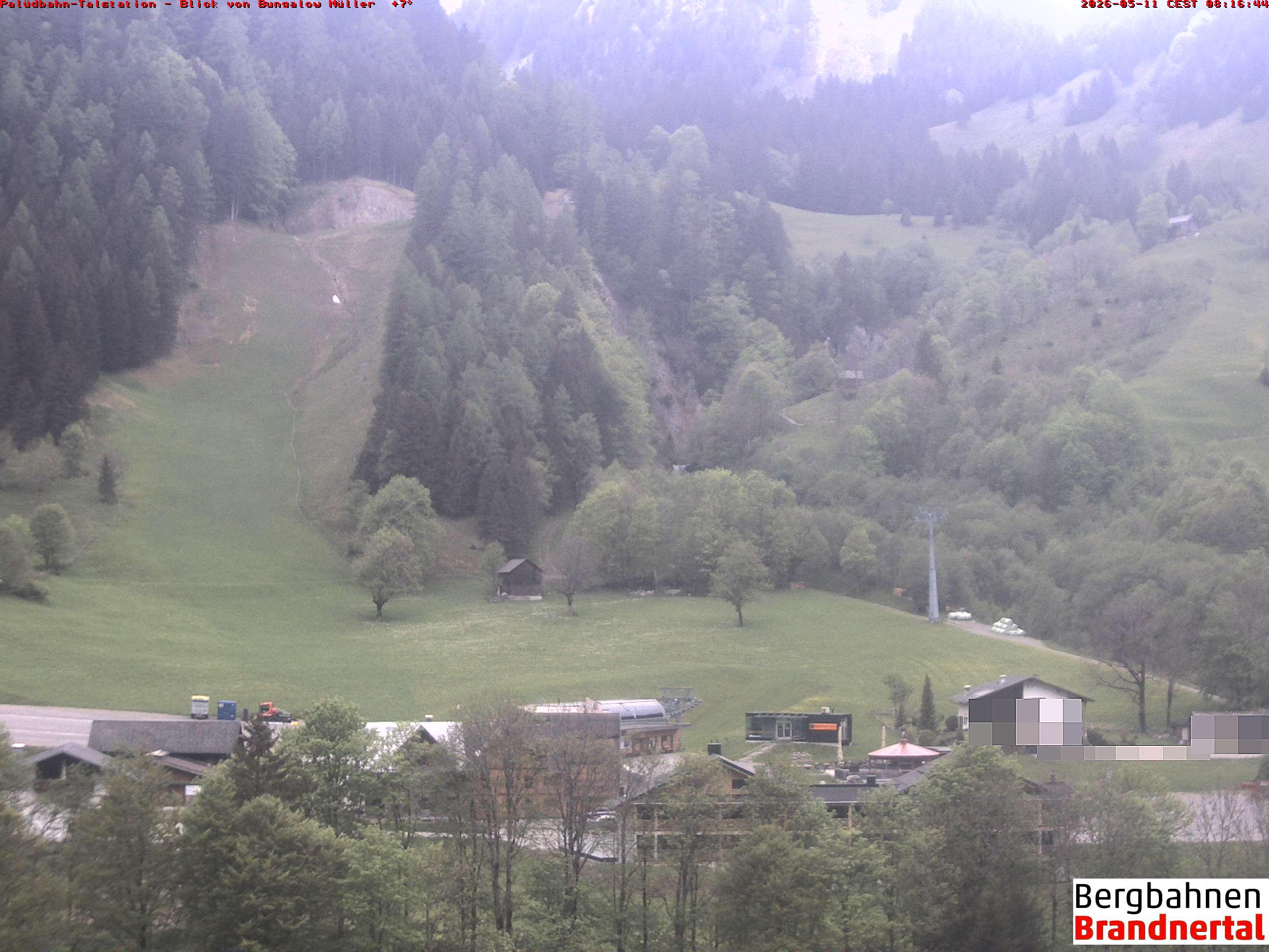 Blick auf Palüdbahn von Bungalow Müller