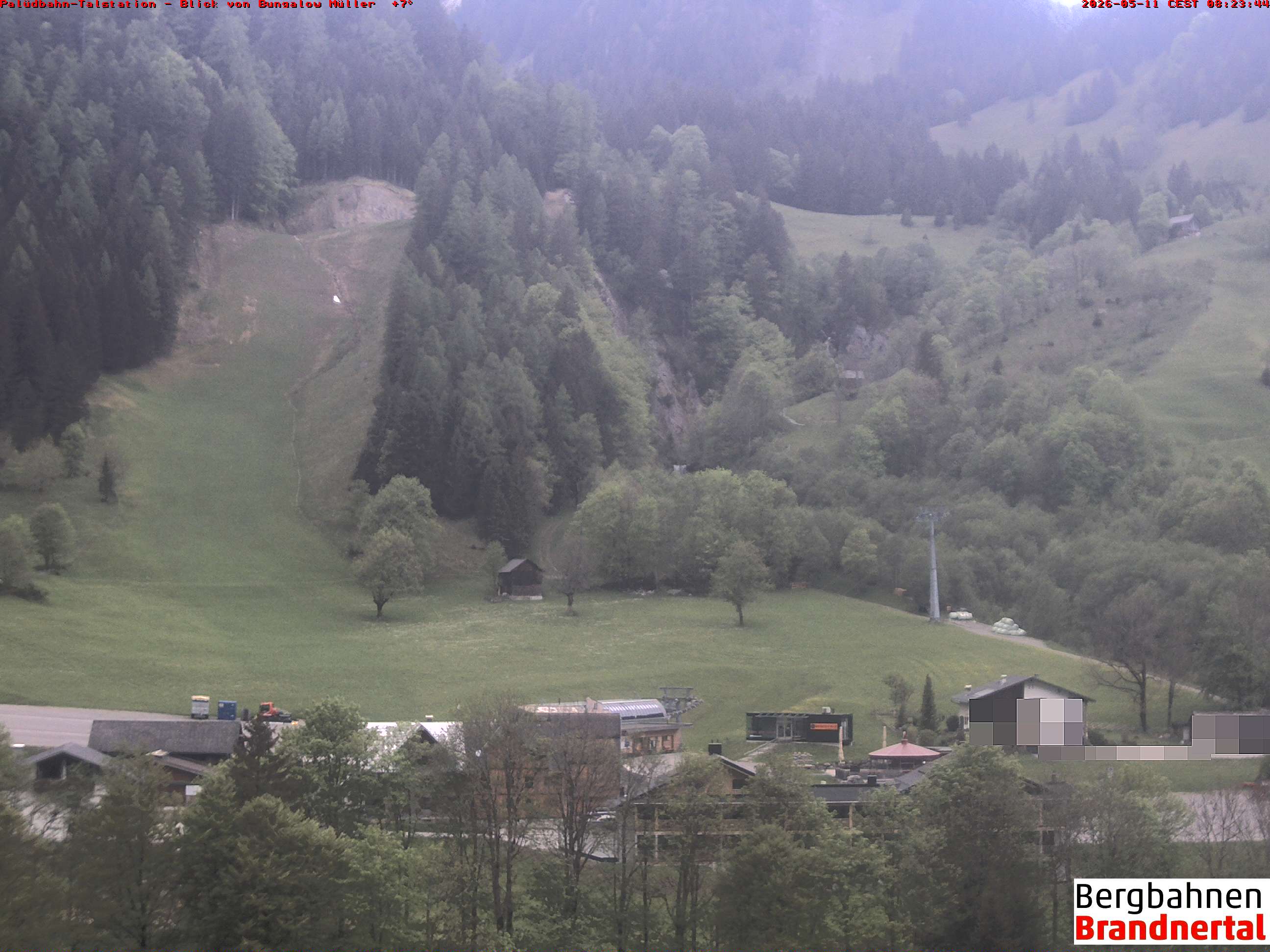 Blick auf Palüdbahn von Bungalow Müller
