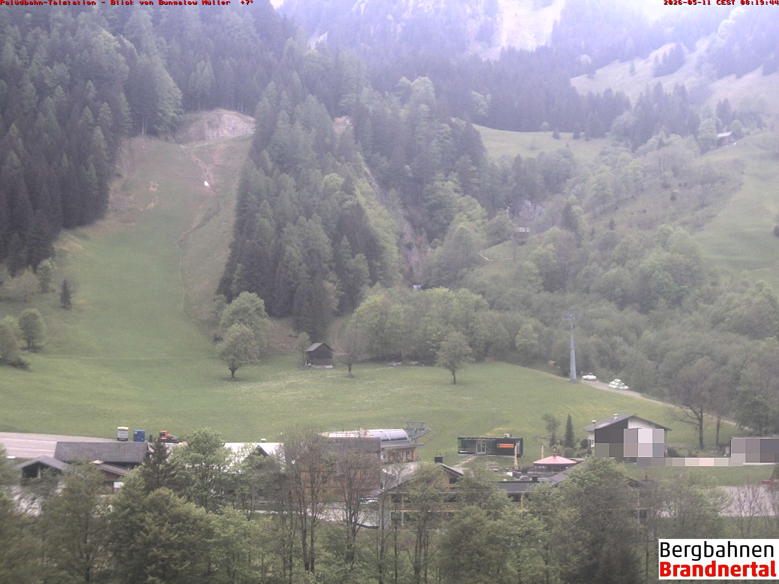 Blick auf Palüdbahn von Bungalow Müller