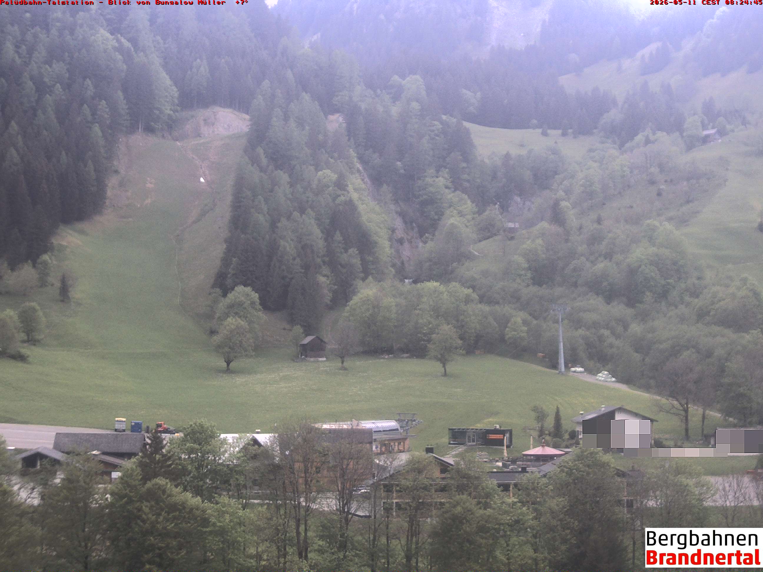 Blick auf Palüdbahn von Bungalow Müller