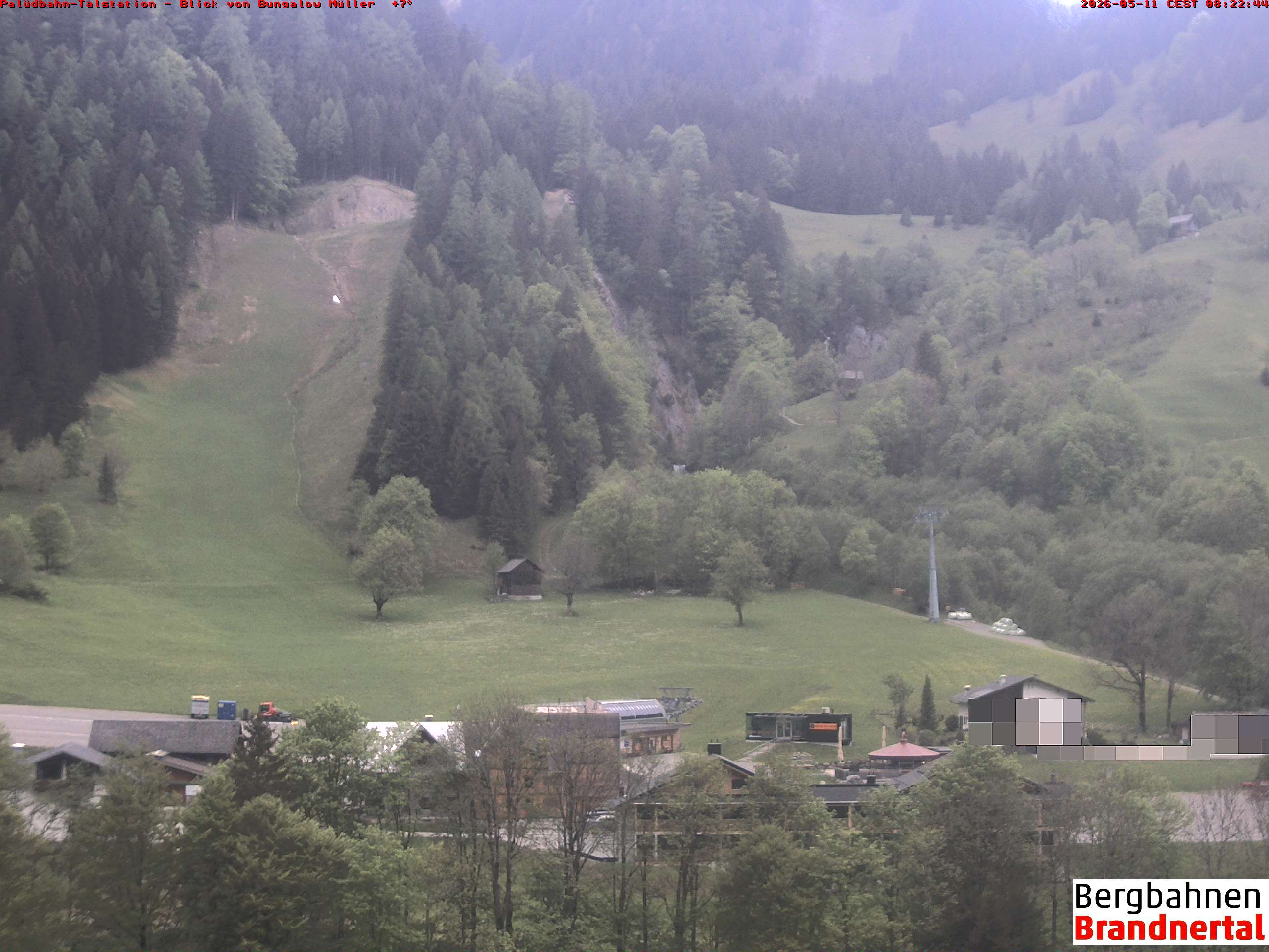 Blick auf Palüdbahn von Bungalow Müller