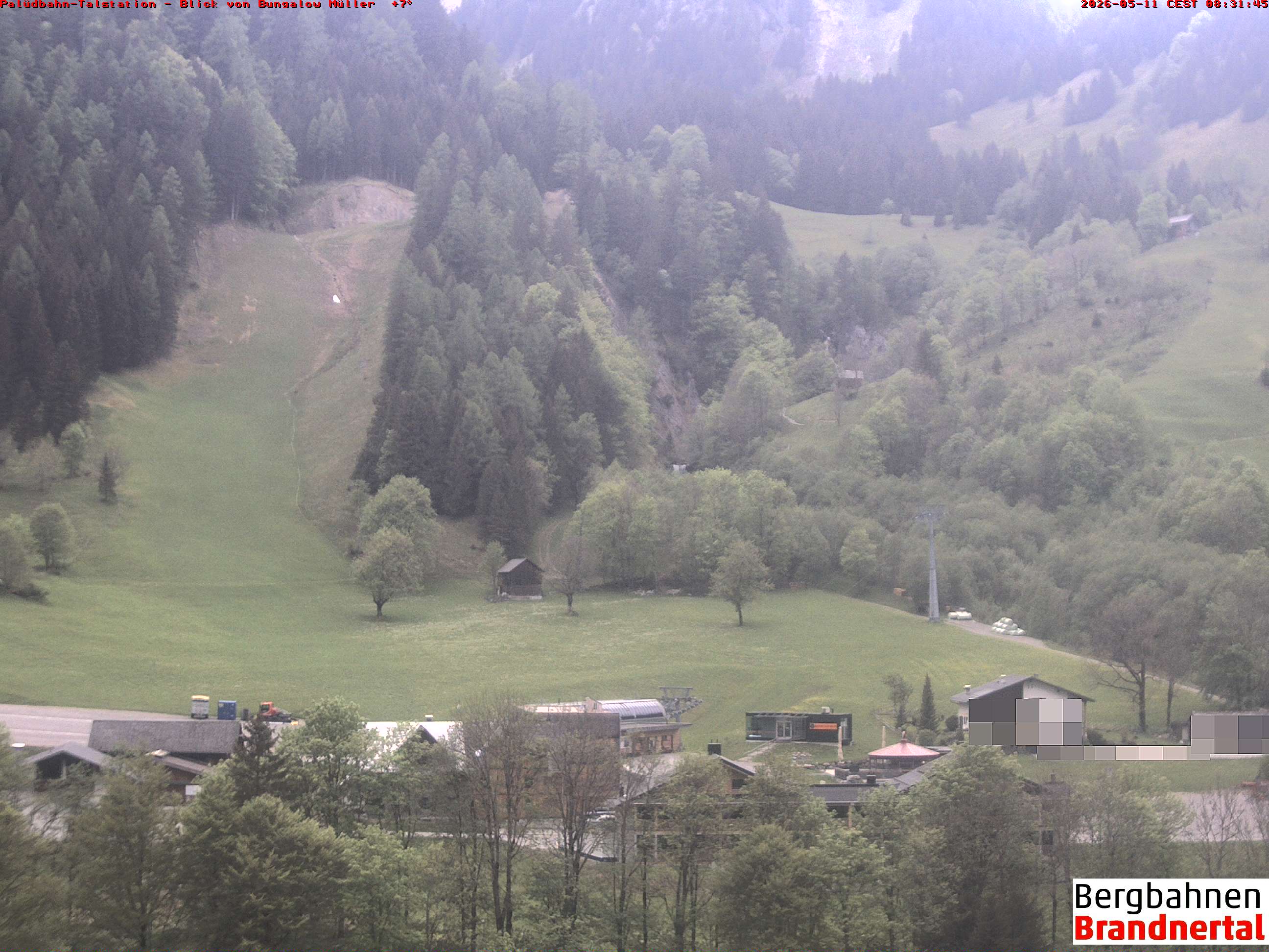 Blick auf Palüdbahn von Bungalow Müller
