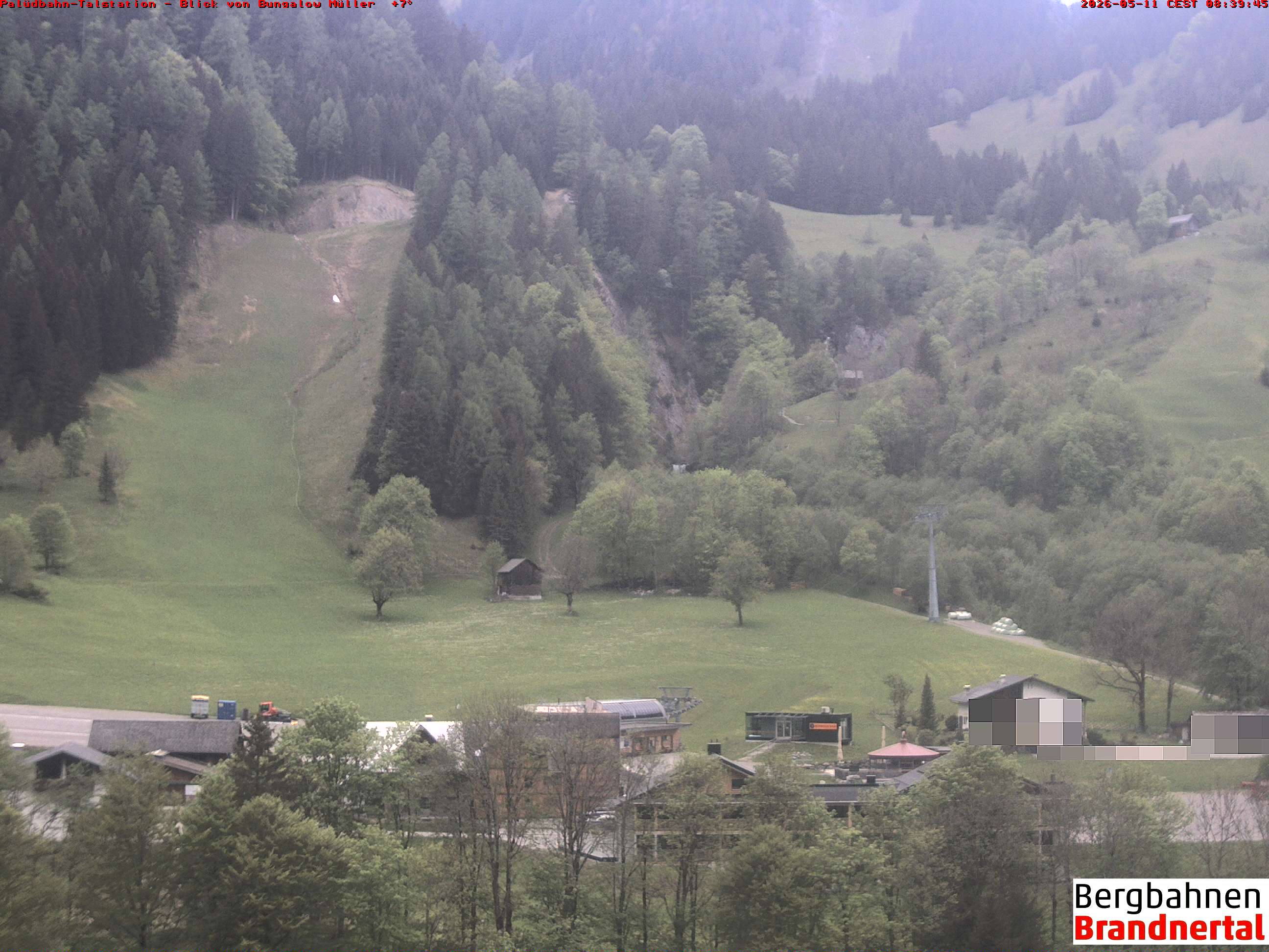 Blick auf Palüdbahn von Bungalow Müller