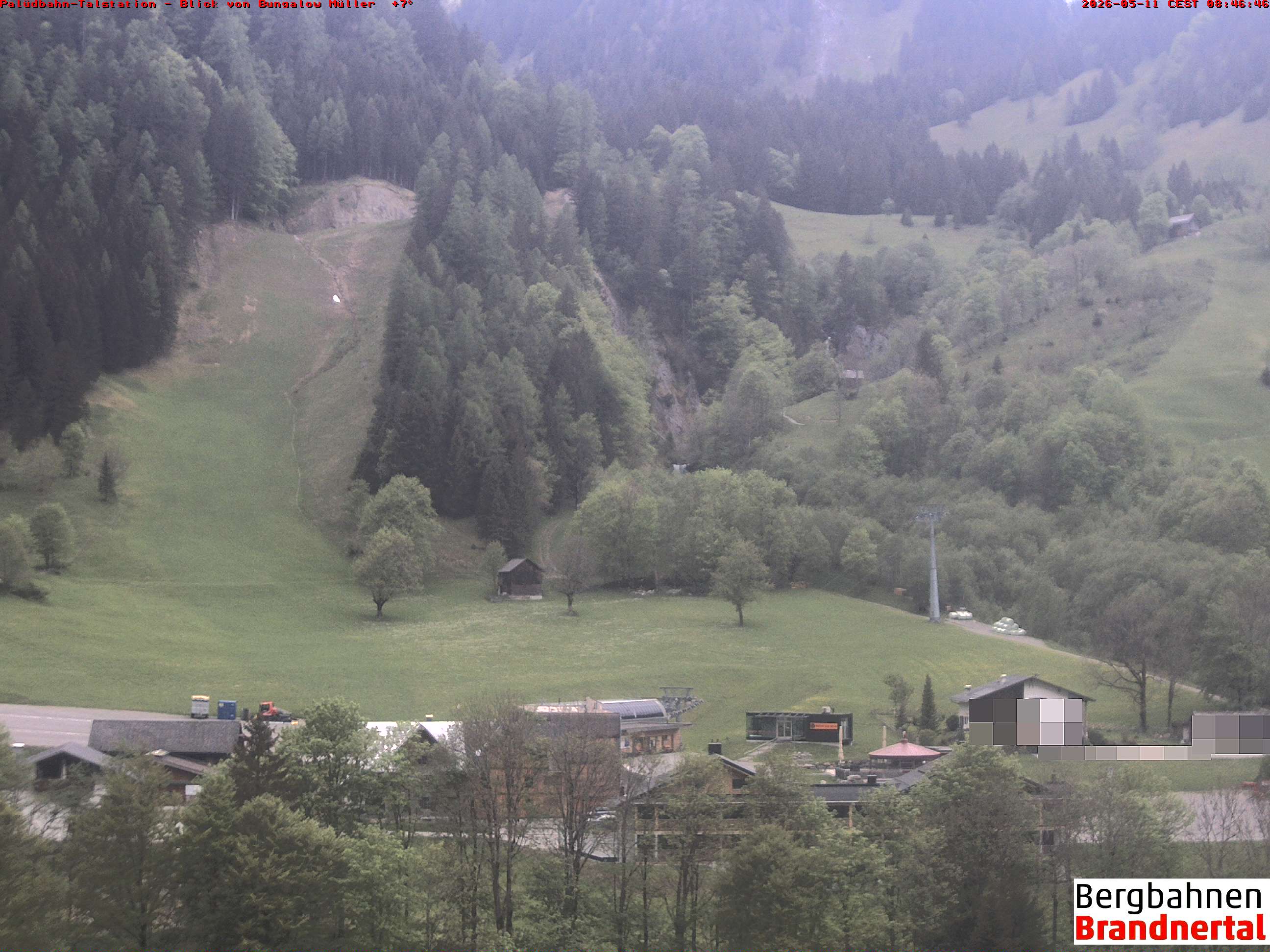 Blick auf Palüdbahn von Bungalow Müller