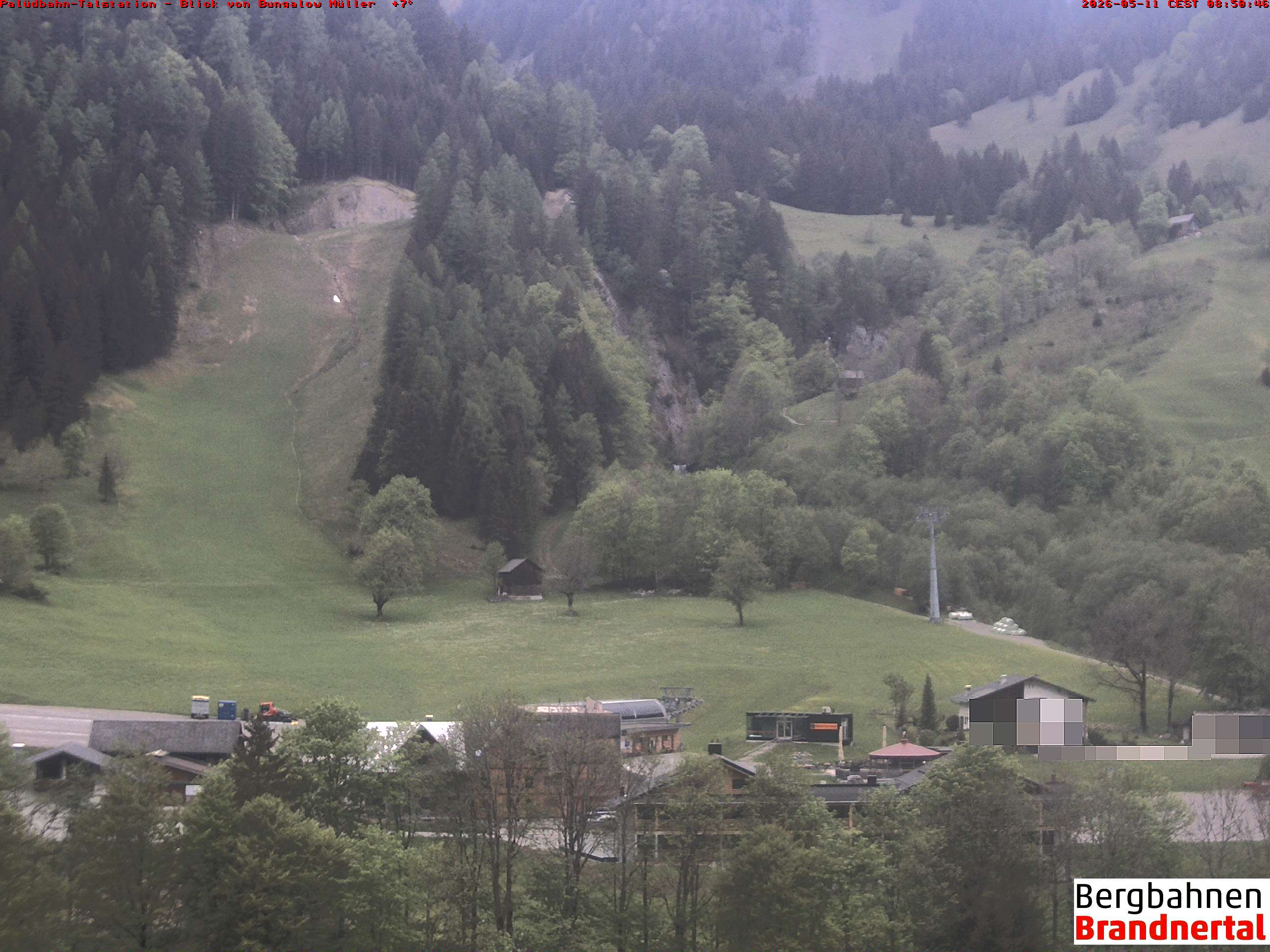 Blick auf Palüdbahn von Bungalow Müller
