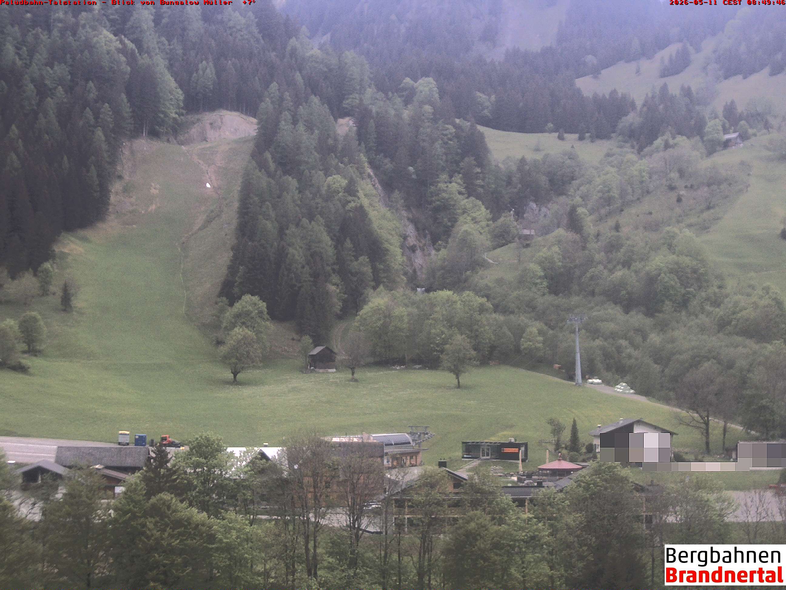 Blick auf Palüdbahn von Bungalow Müller