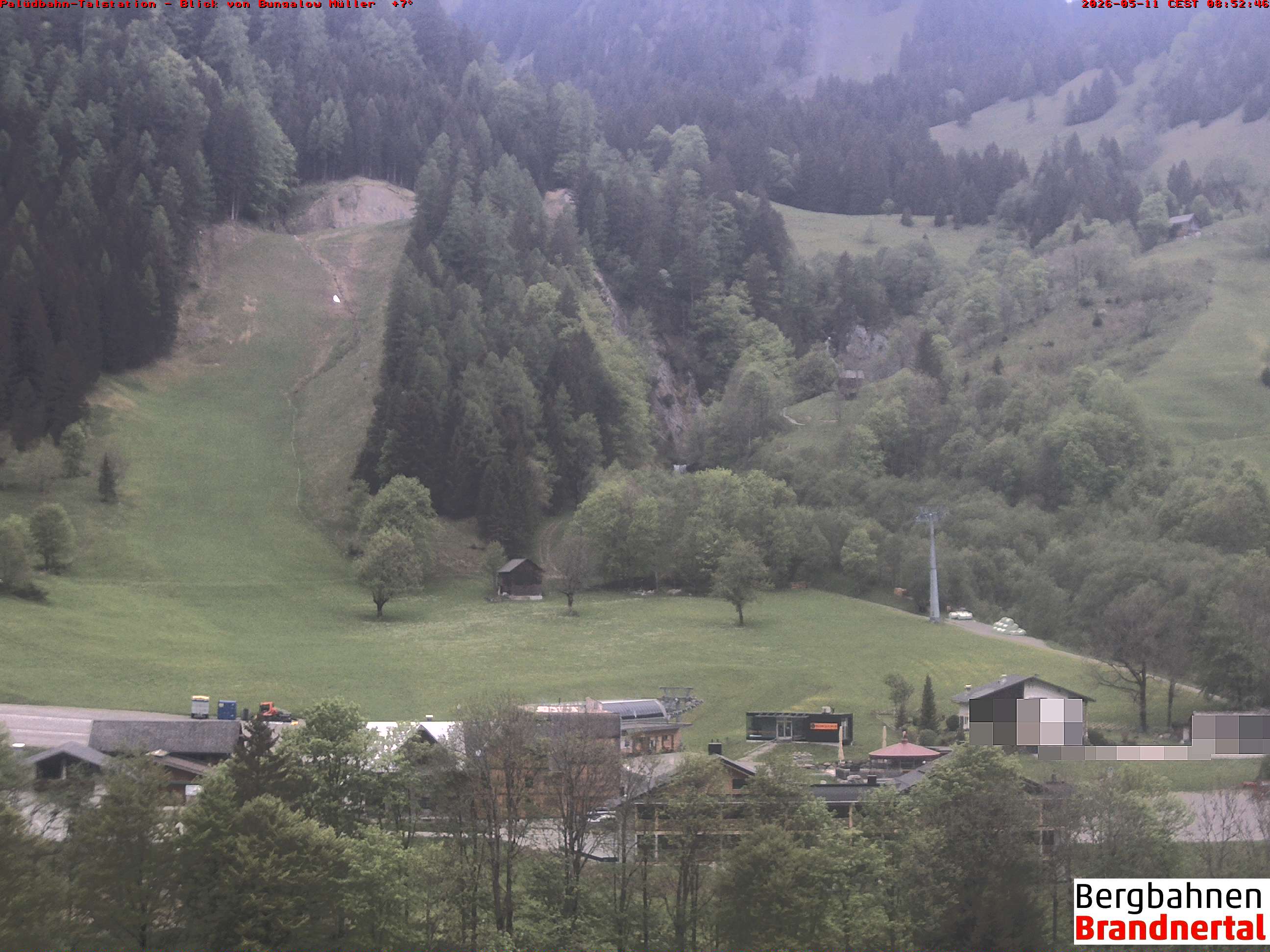 Blick auf Palüdbahn von Bungalow Müller