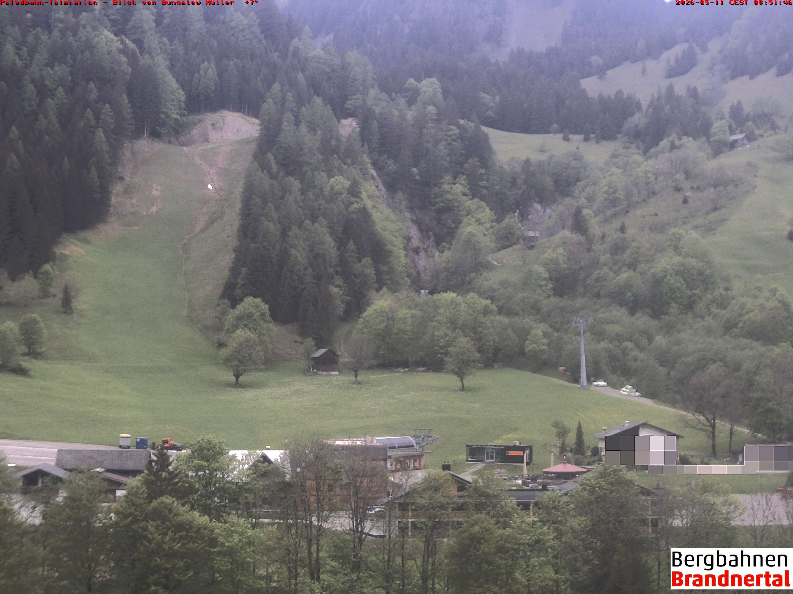 Blick auf Palüdbahn von Bungalow Müller