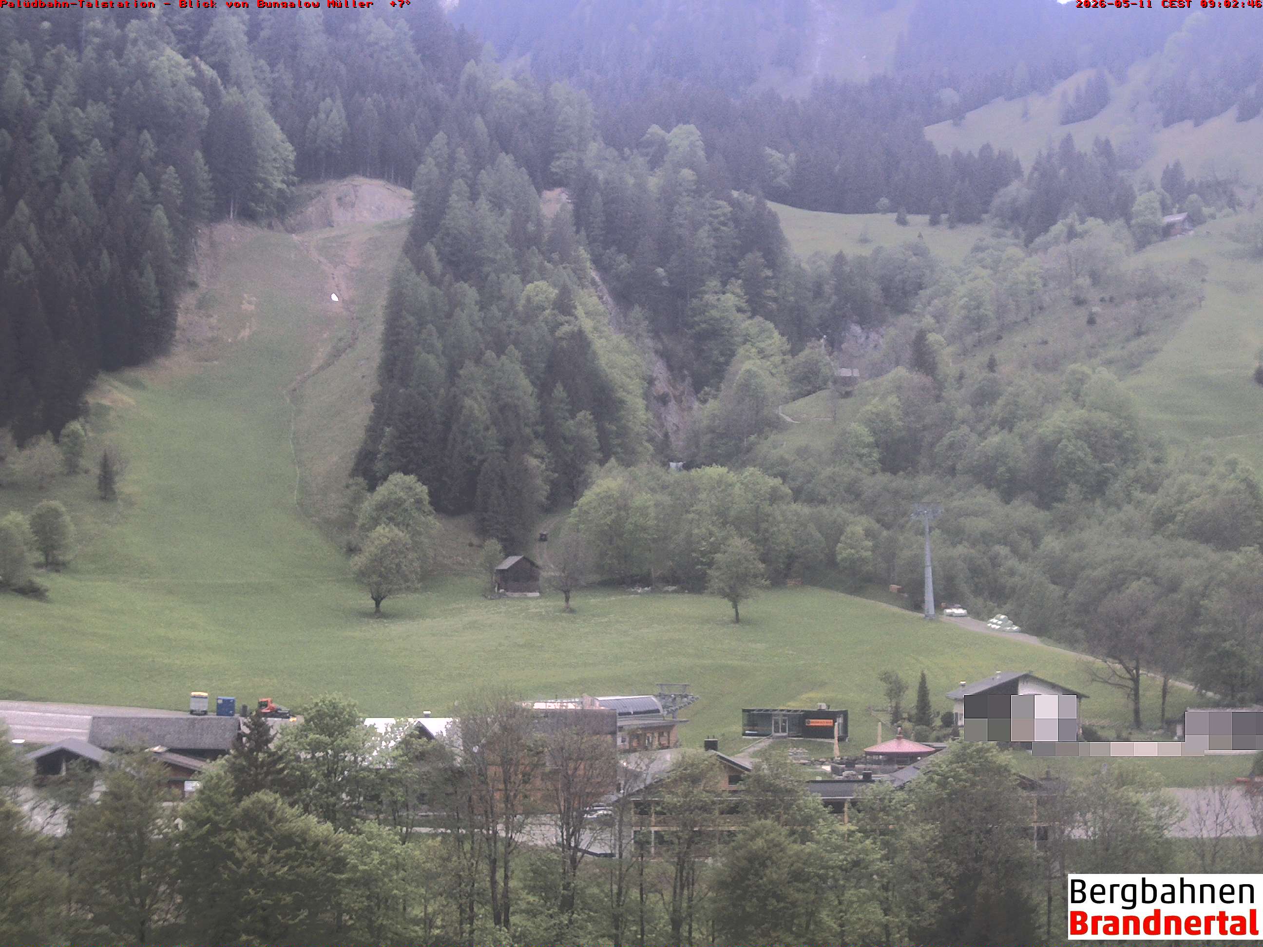 Blick auf Palüdbahn von Bungalow Müller