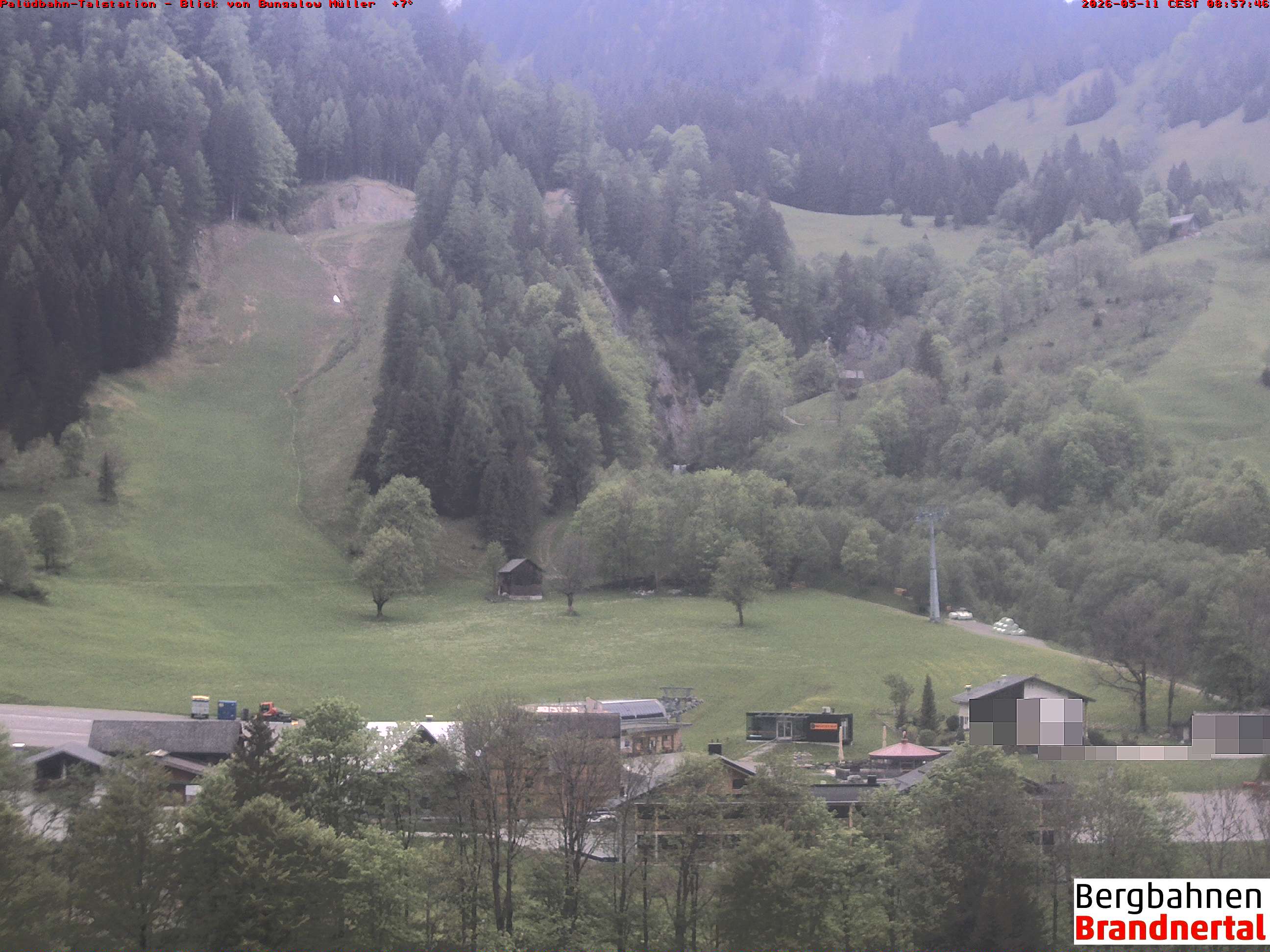 Blick auf Palüdbahn von Bungalow Müller