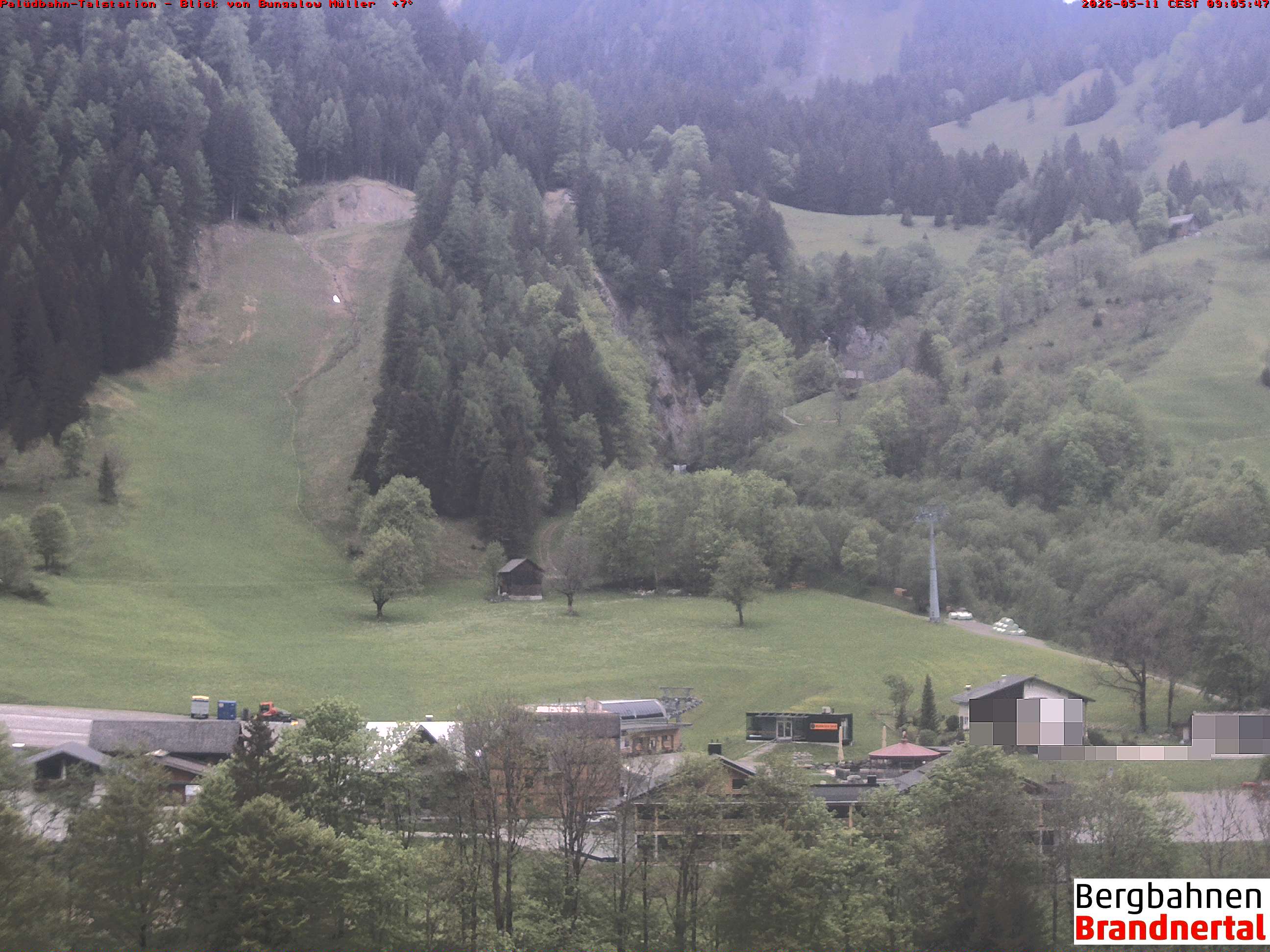 Blick auf Palüdbahn von Bungalow Müller