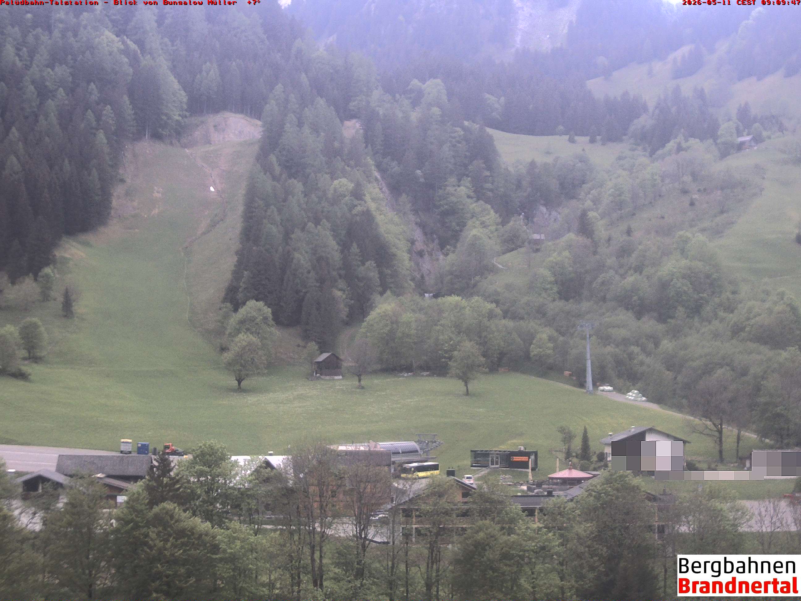 Blick auf Palüdbahn von Bungalow Müller