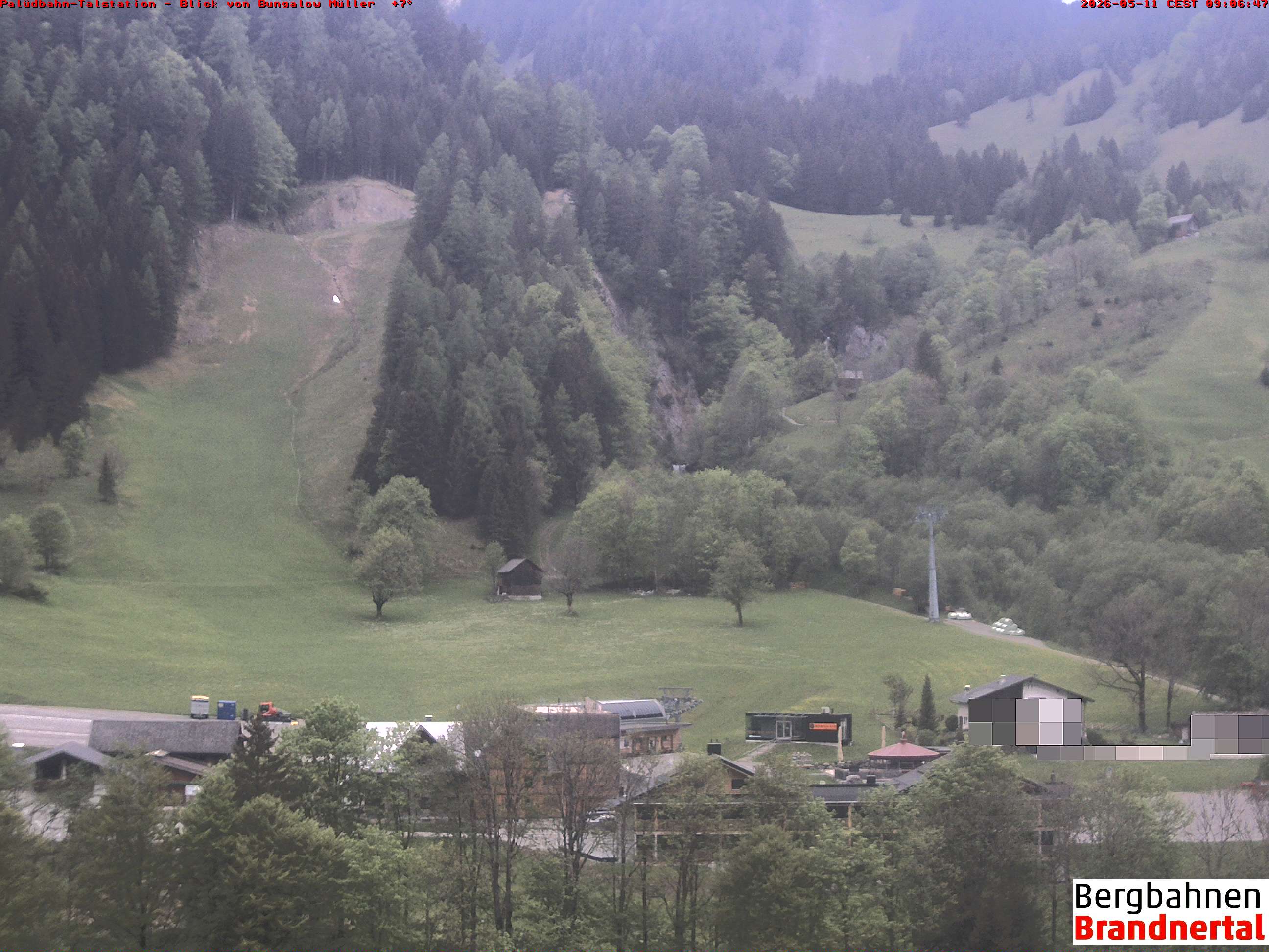 Blick auf Palüdbahn von Bungalow Müller