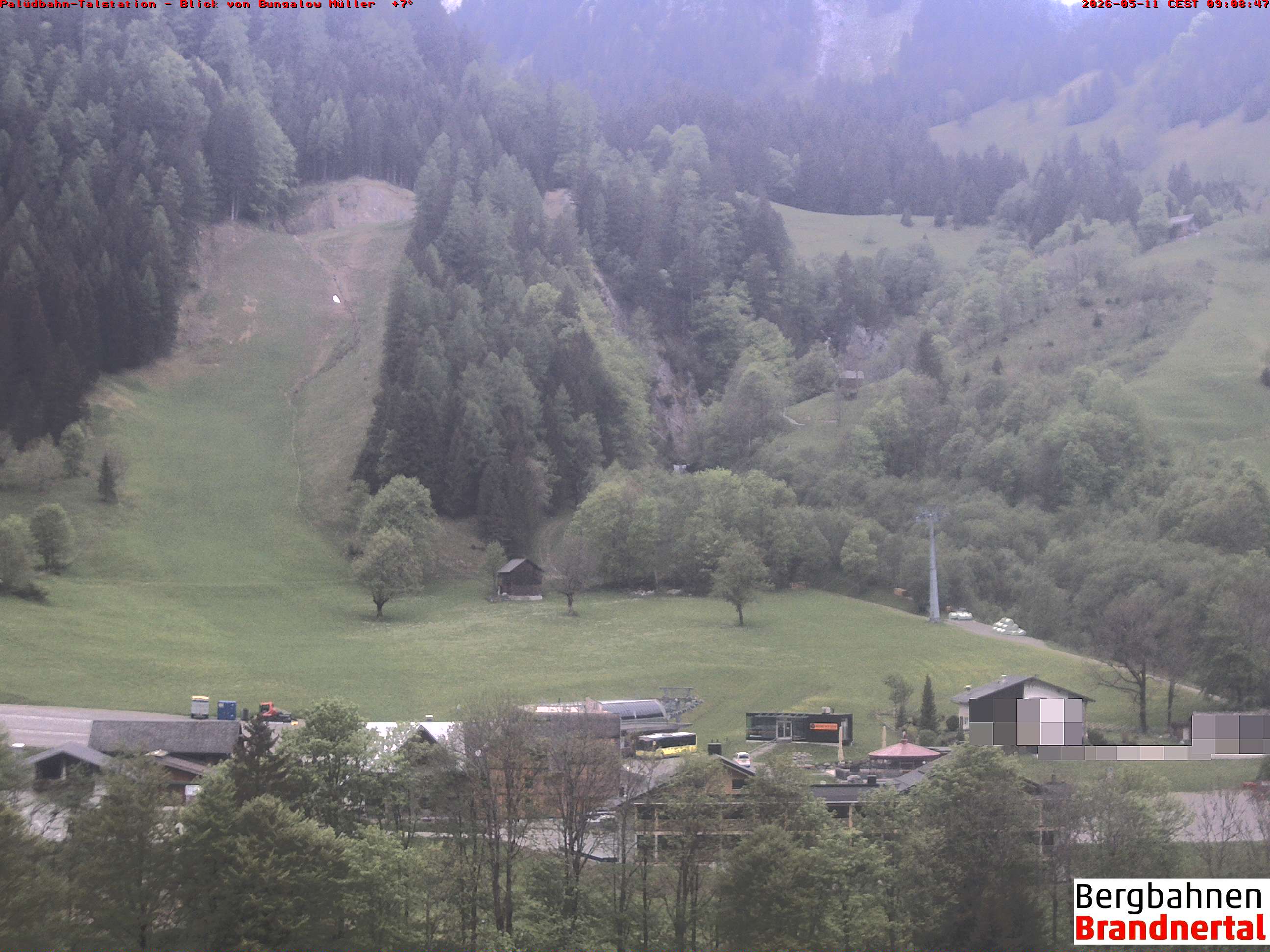 Blick auf Palüdbahn von Bungalow Müller