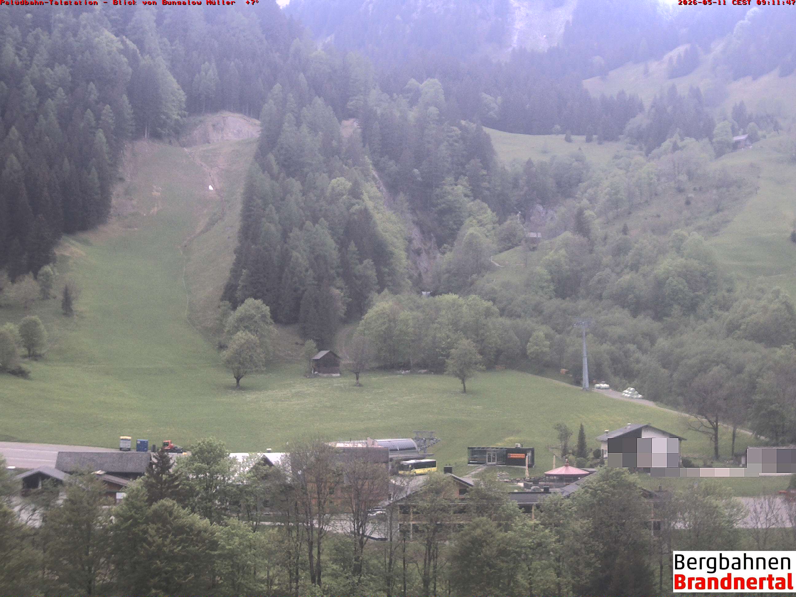 Blick auf Palüdbahn von Bungalow Müller