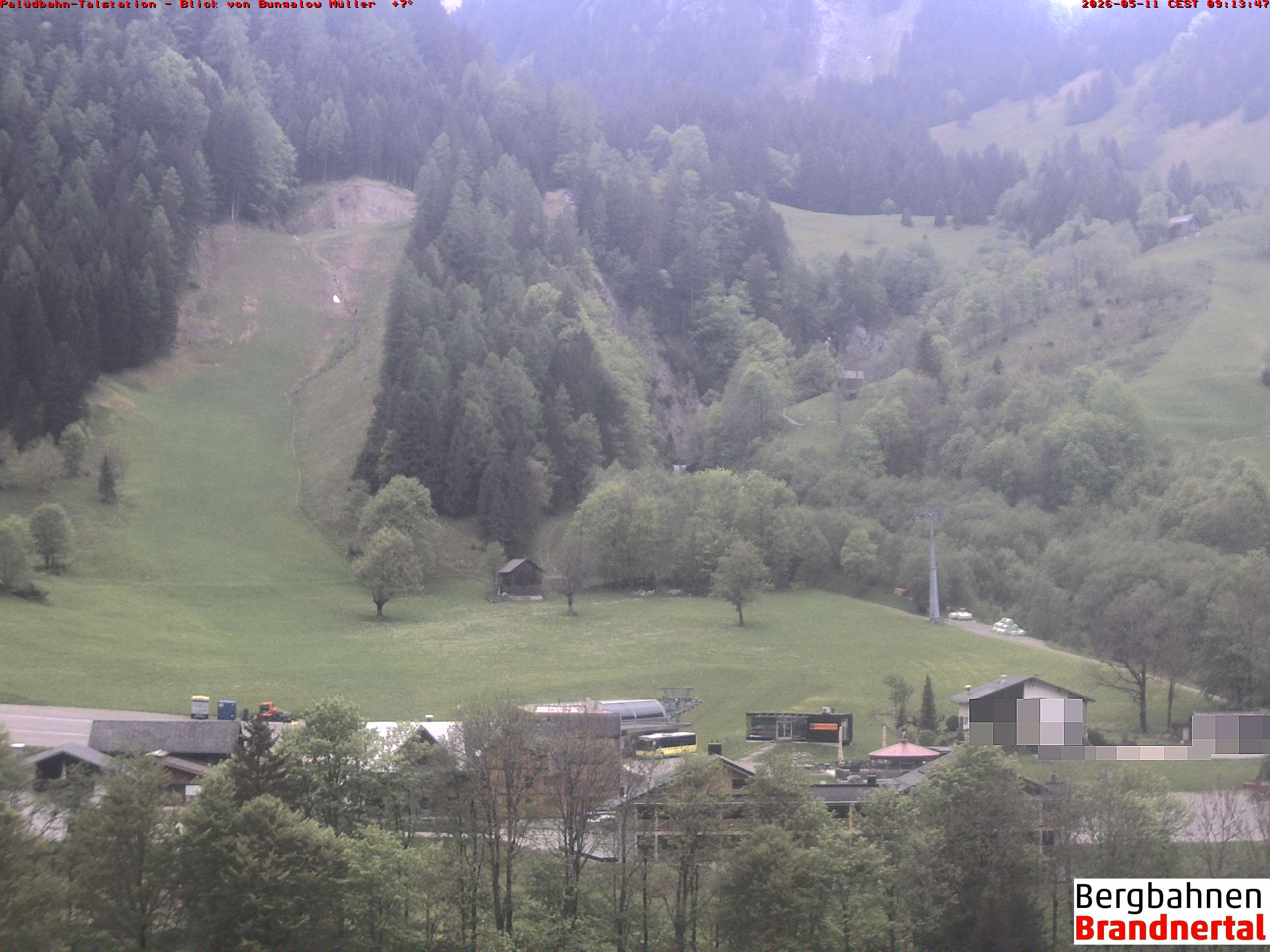 Blick auf Palüdbahn von Bungalow Müller
