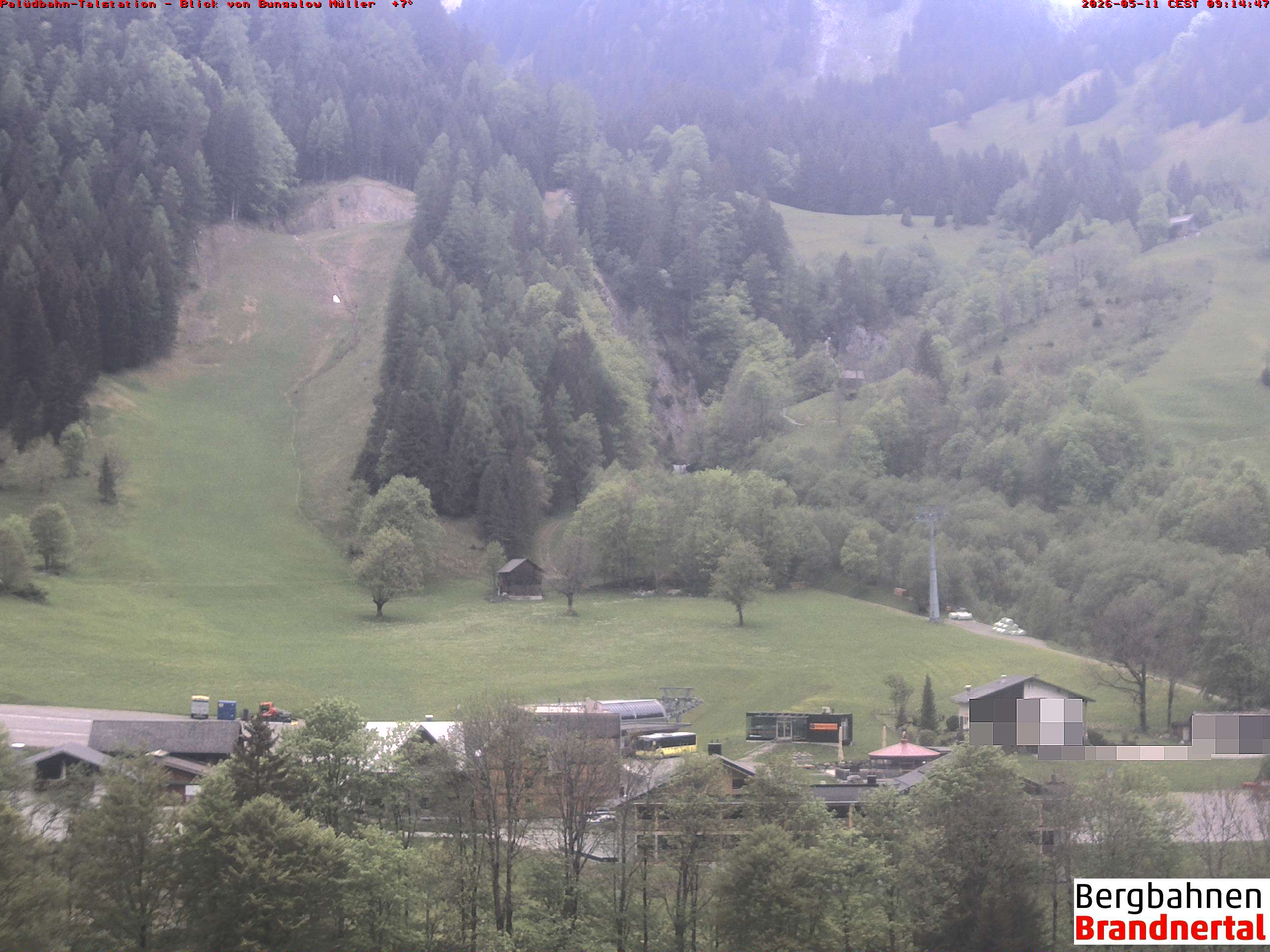 Blick auf Palüdbahn von Bungalow Müller