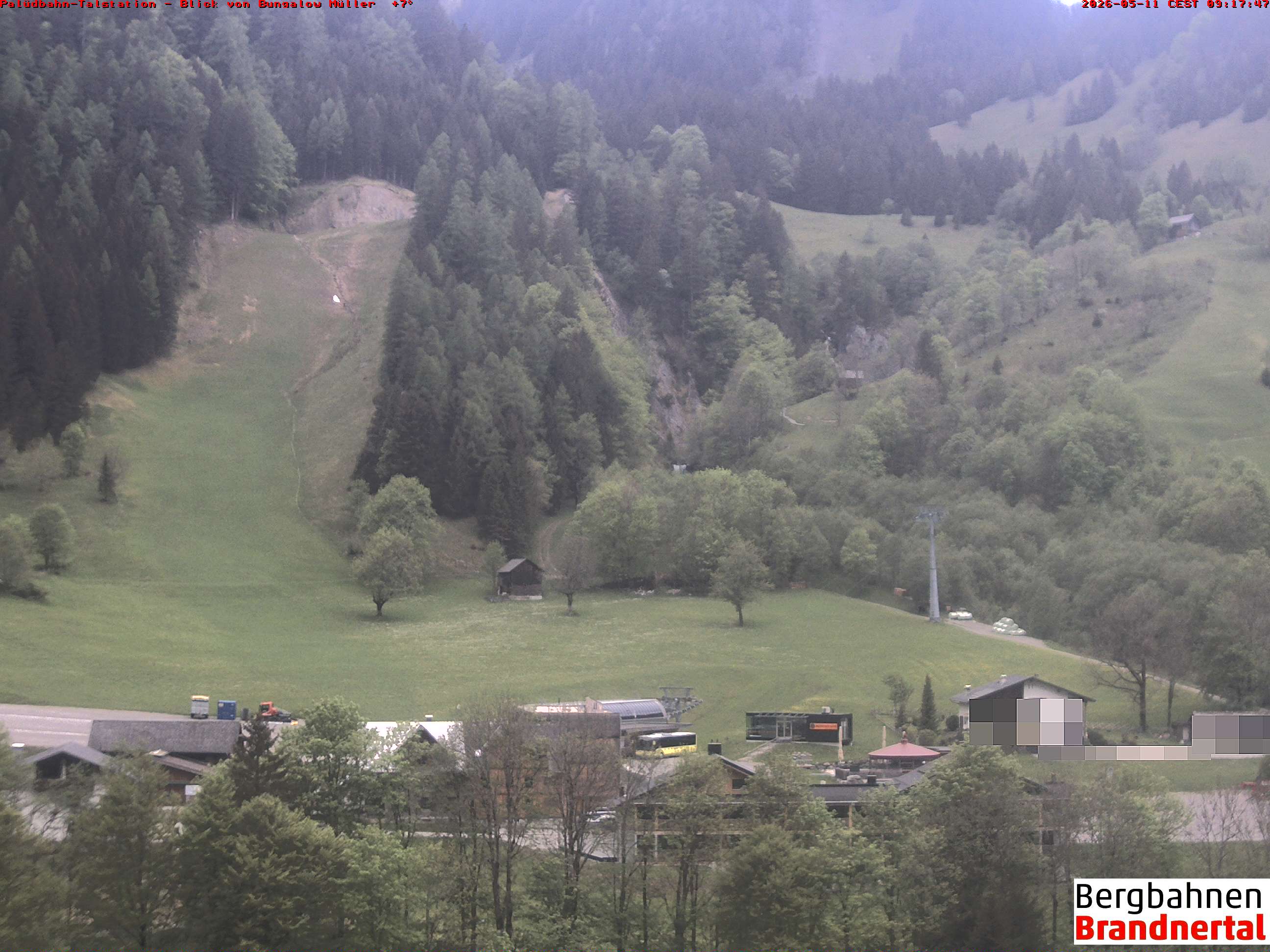 Blick auf Palüdbahn von Bungalow Müller