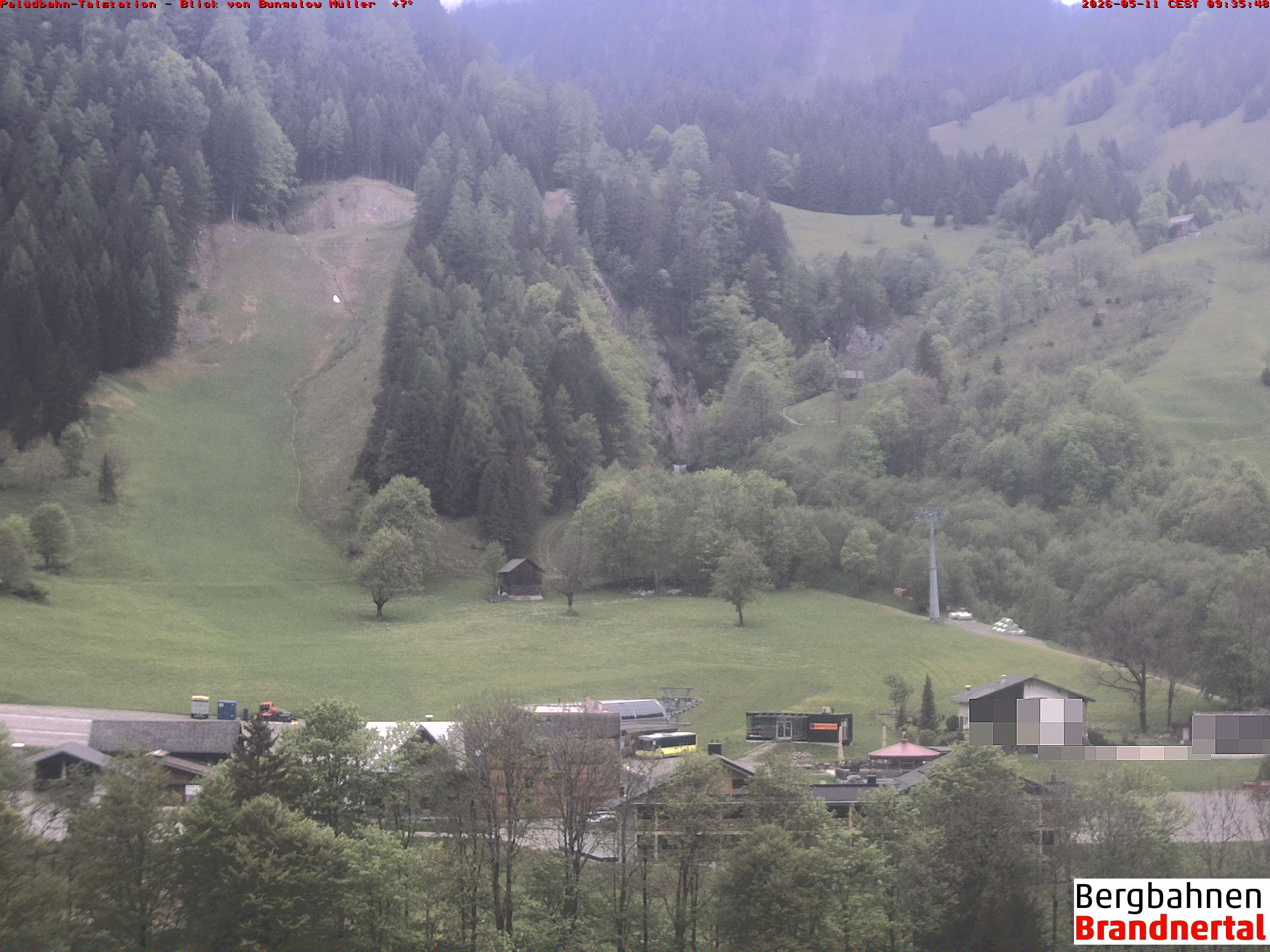 Blick auf Palüdbahn von Bungalow Müller