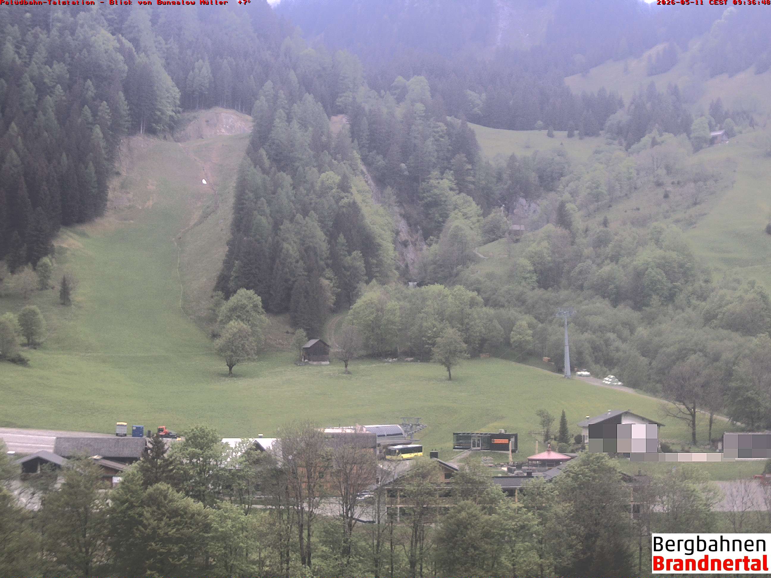 Blick auf Palüdbahn von Bungalow Müller