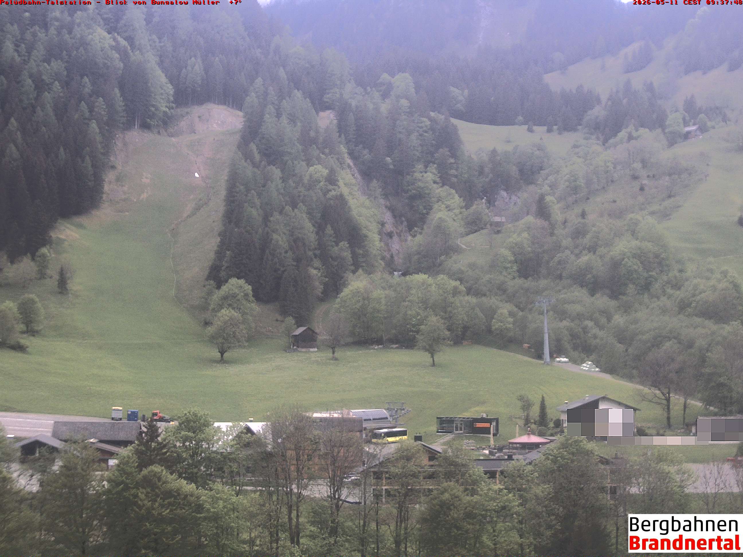 Blick auf Palüdbahn von Bungalow Müller