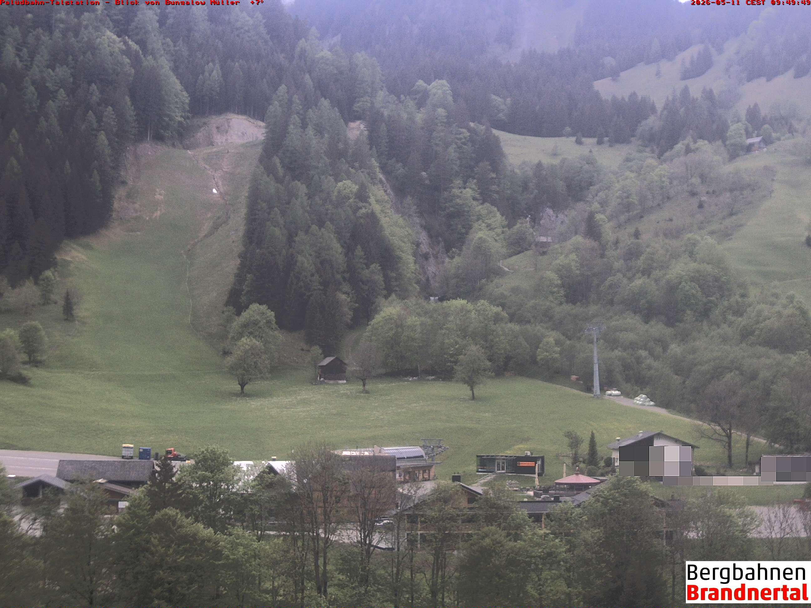Blick auf Palüdbahn von Bungalow Müller