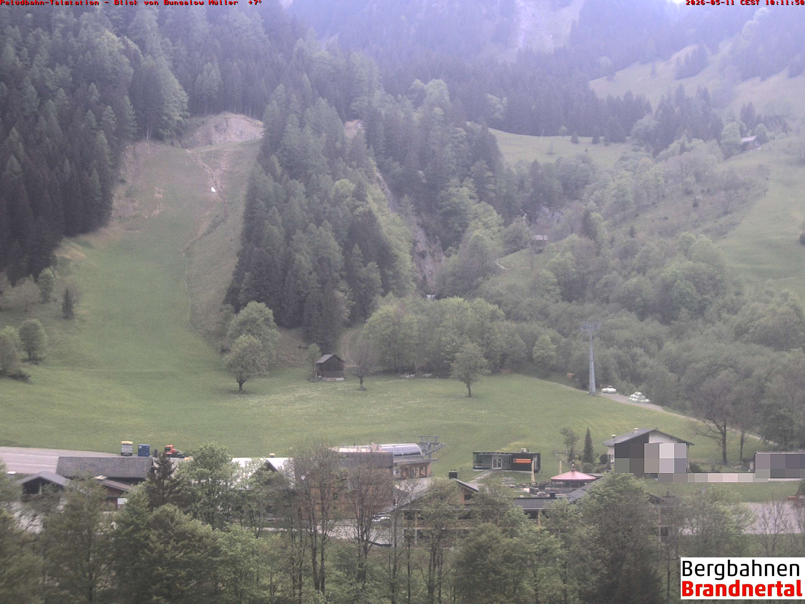 Blick auf Palüdbahn von Bungalow Müller
