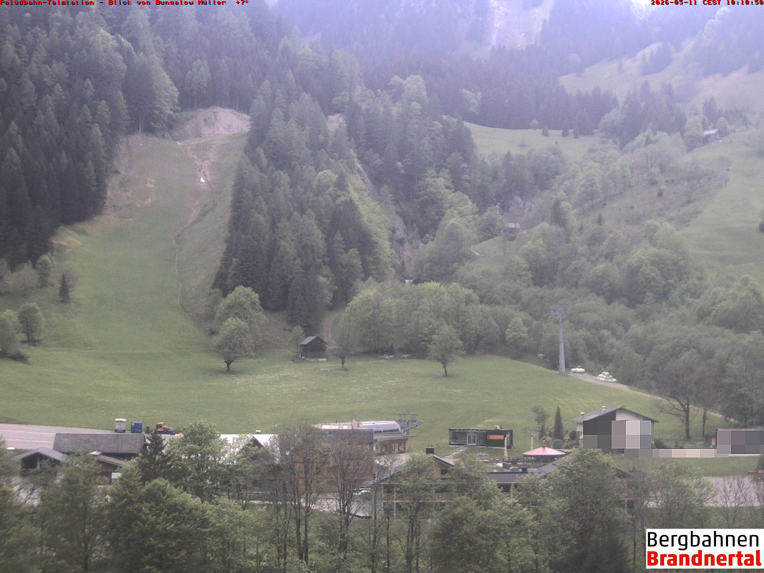 Blick auf Palüdbahn von Bungalow Müller