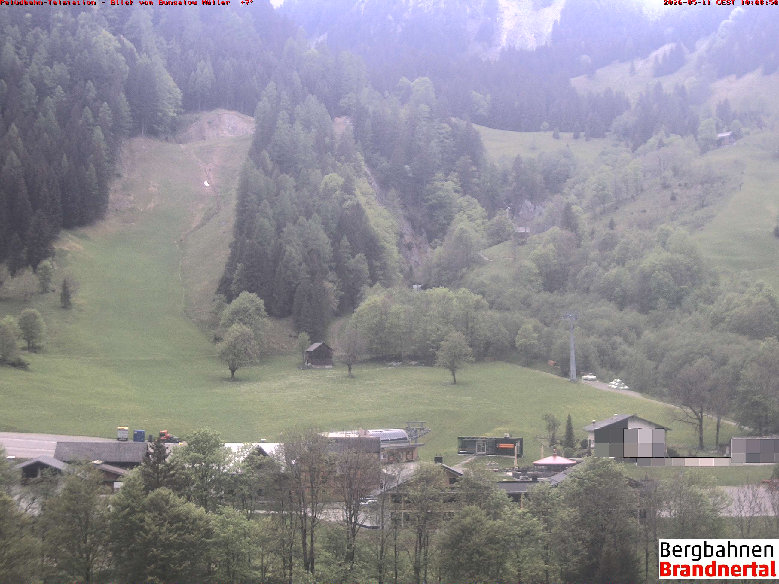 Blick auf Palüdbahn von Bungalow Müller