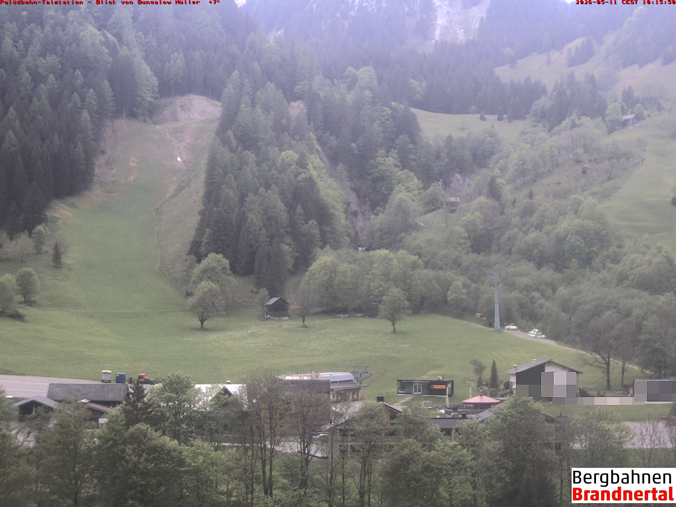 Blick auf Palüdbahn von Bungalow Müller