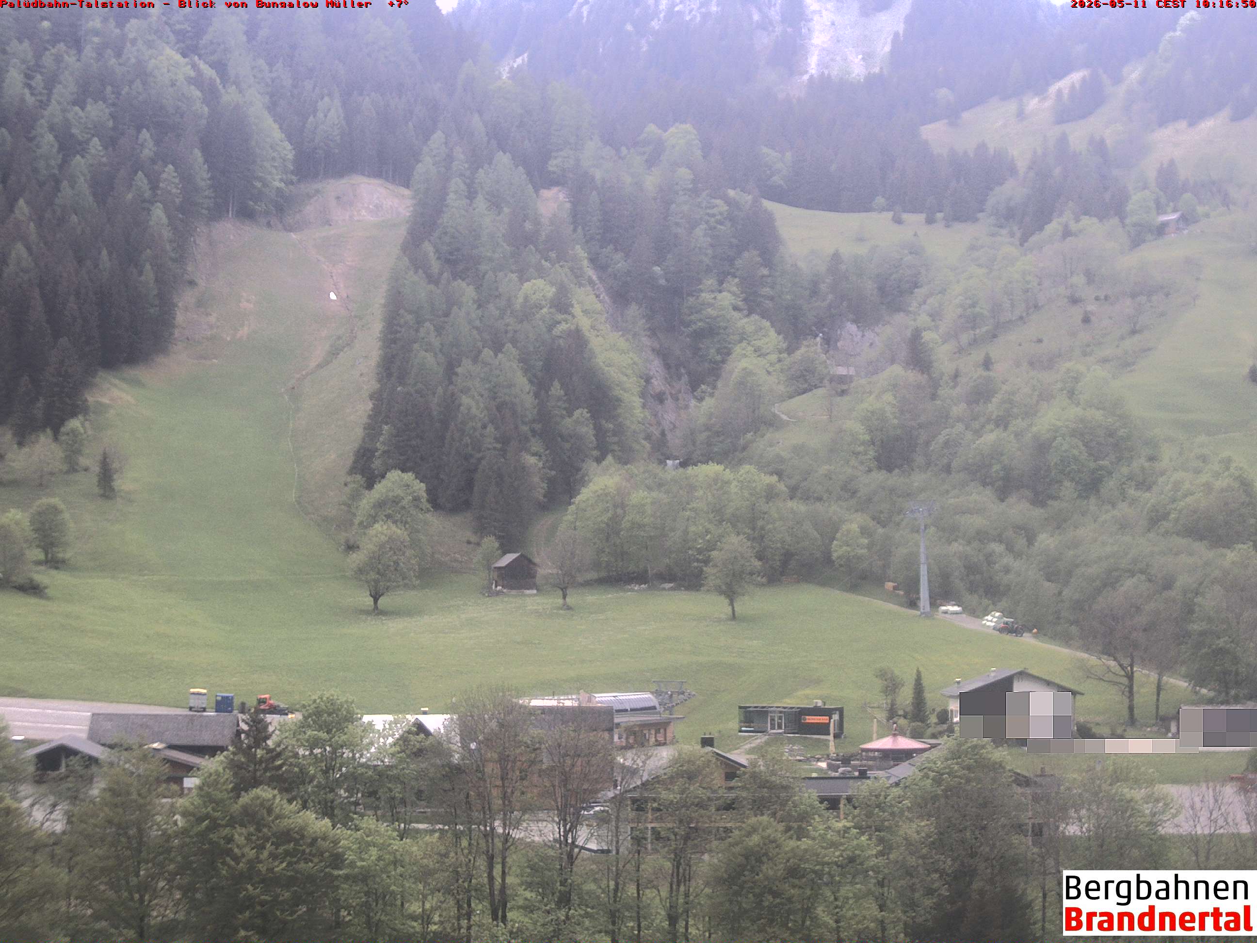 Blick auf Palüdbahn von Bungalow Müller