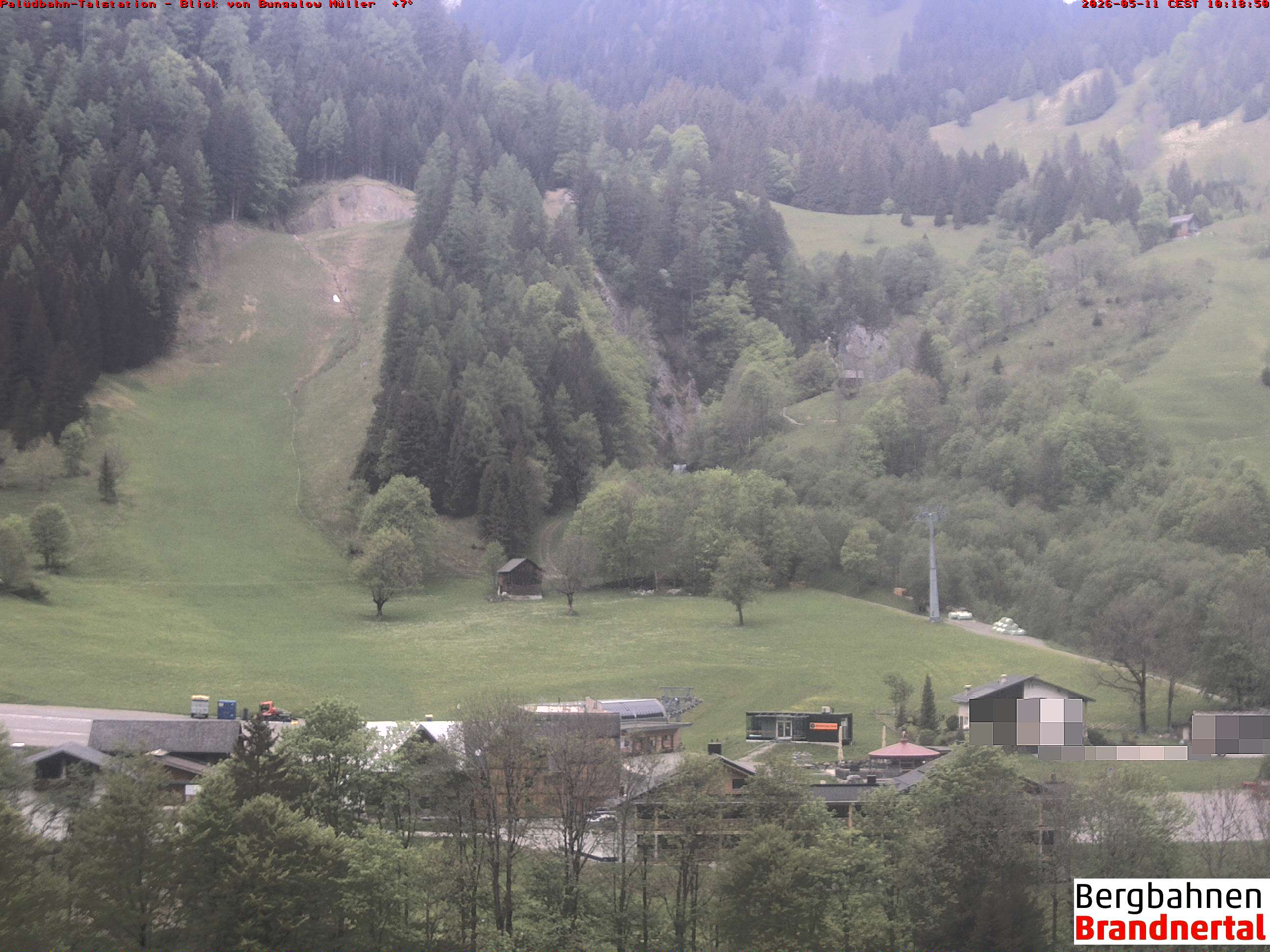 Blick auf Palüdbahn von Bungalow Müller
