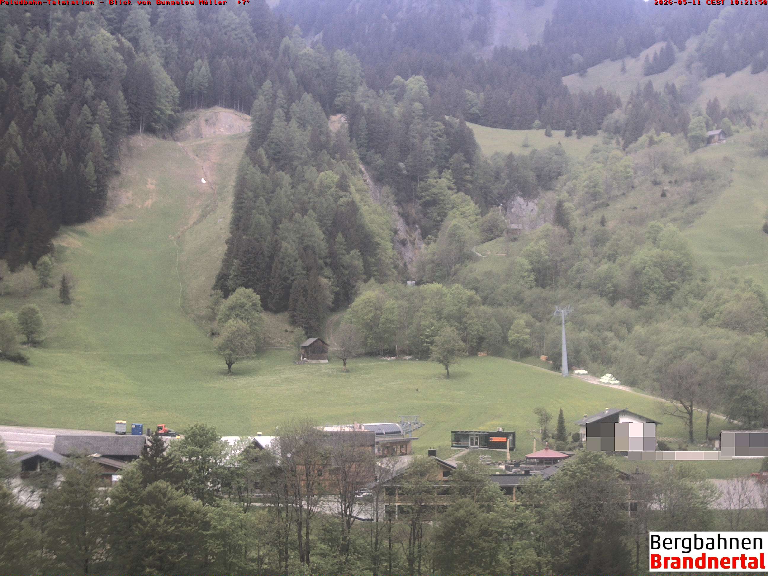 Blick auf Palüdbahn von Bungalow Müller