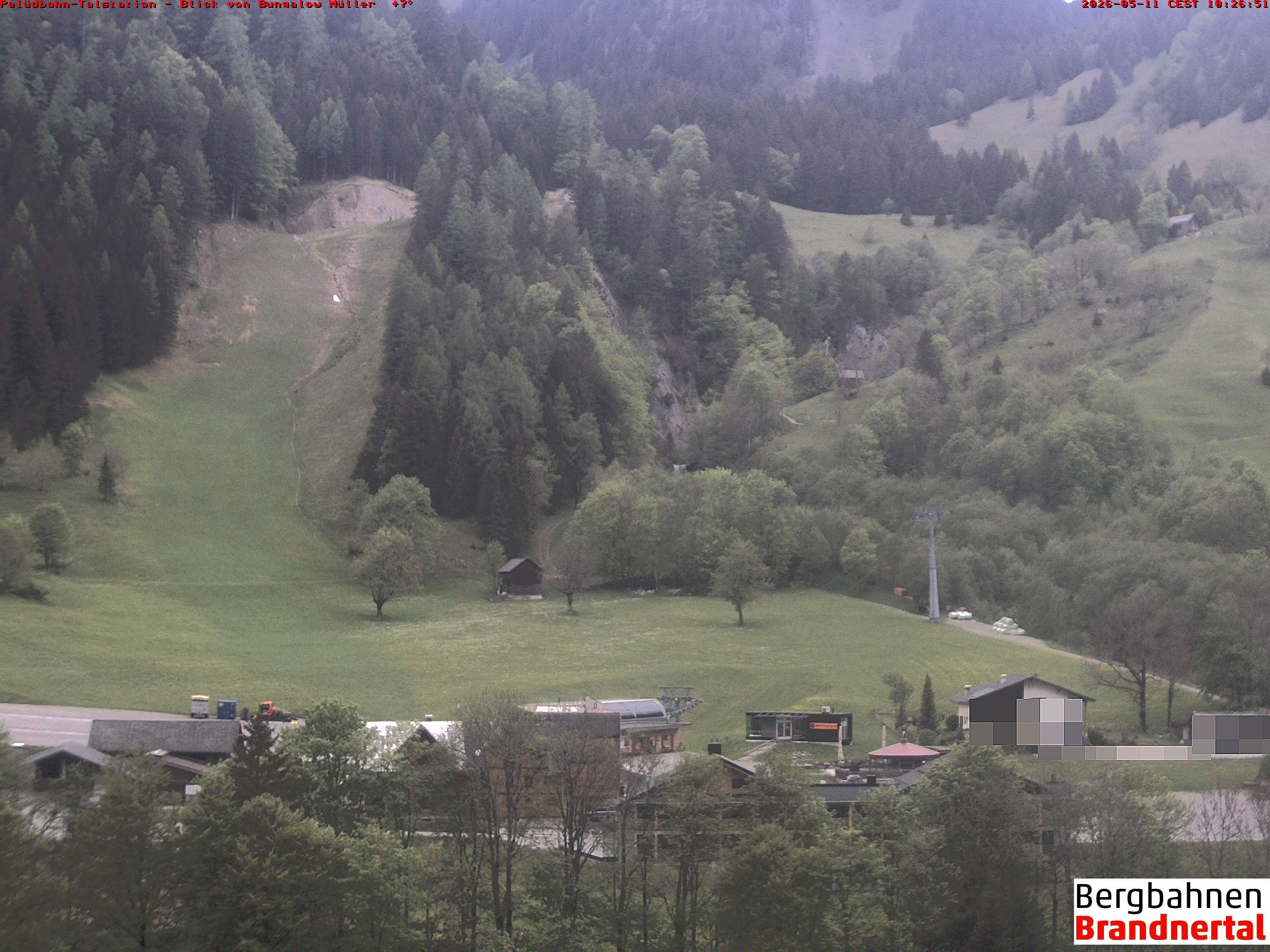 Blick auf Palüdbahn von Bungalow Müller