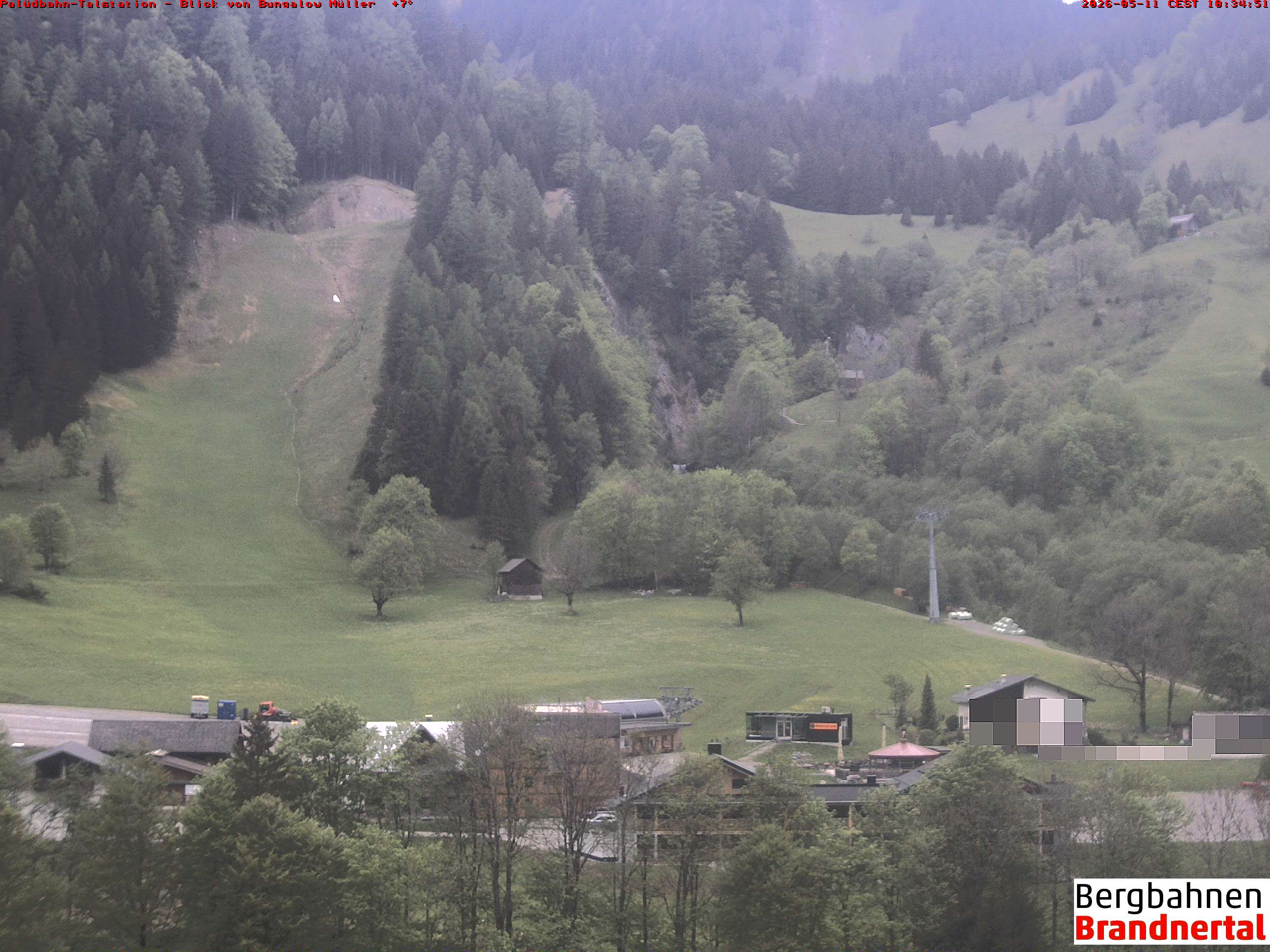 Blick auf Palüdbahn von Bungalow Müller