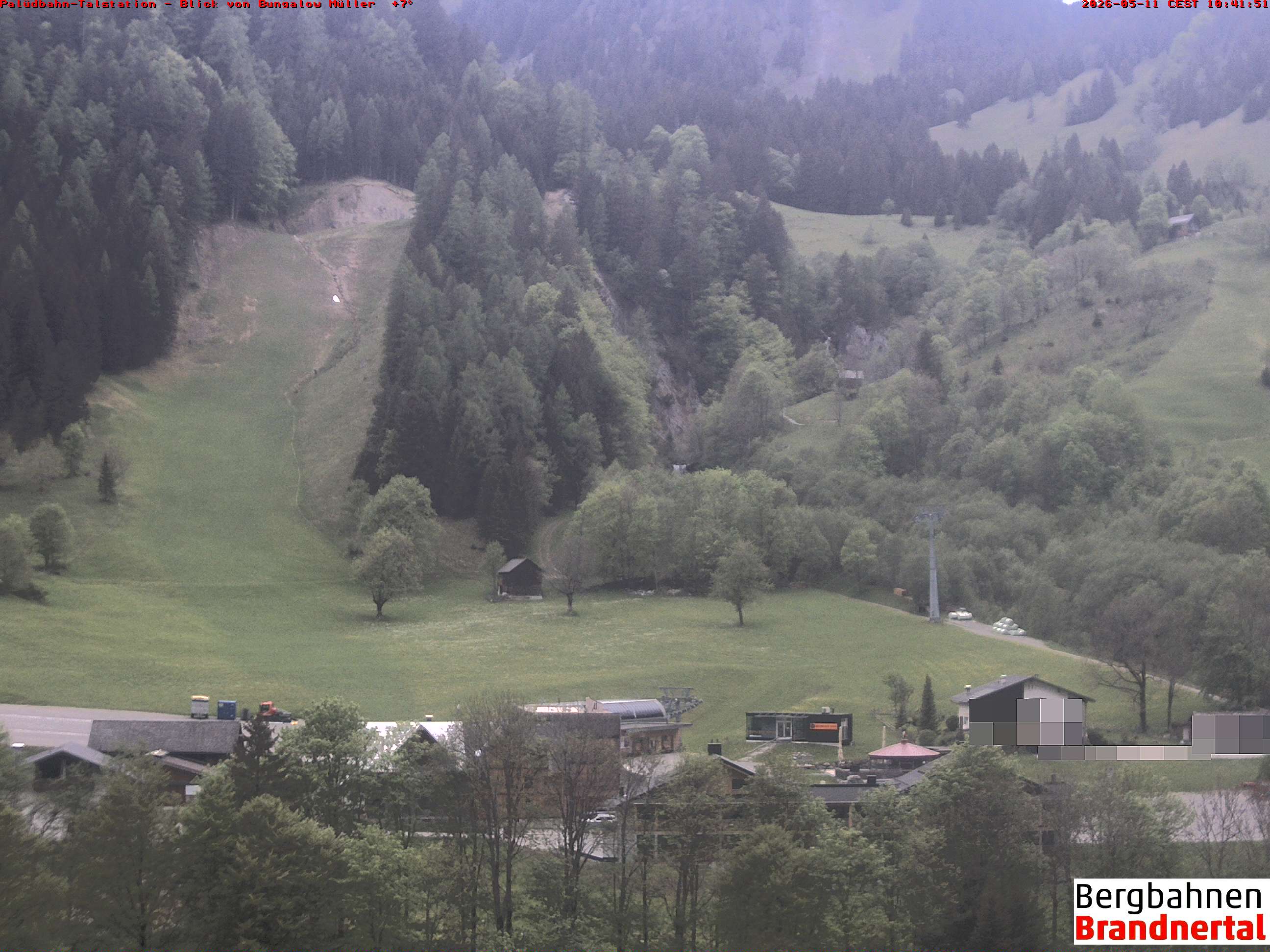 Blick auf Palüdbahn von Bungalow Müller
