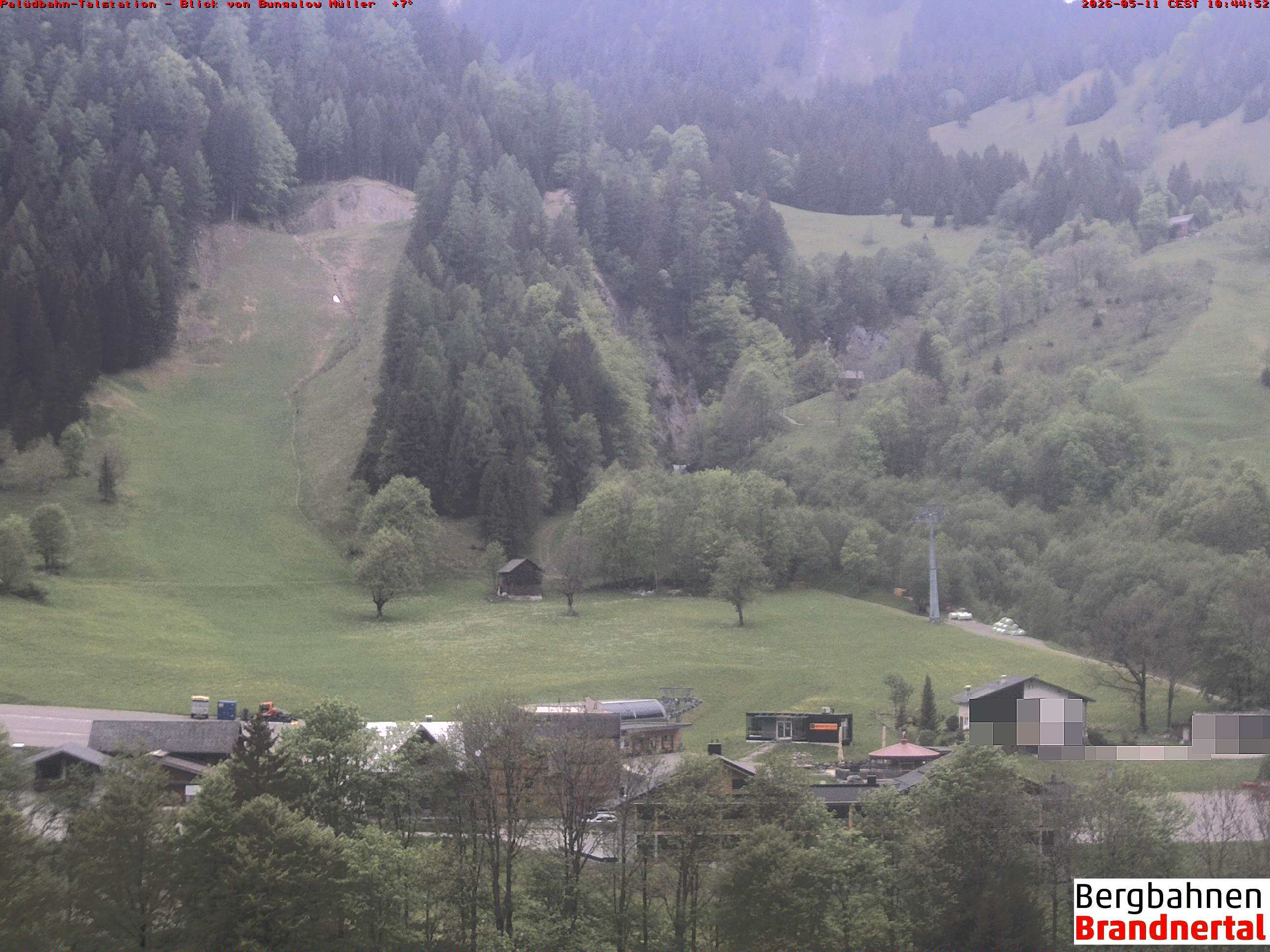 Blick auf Palüdbahn von Bungalow Müller