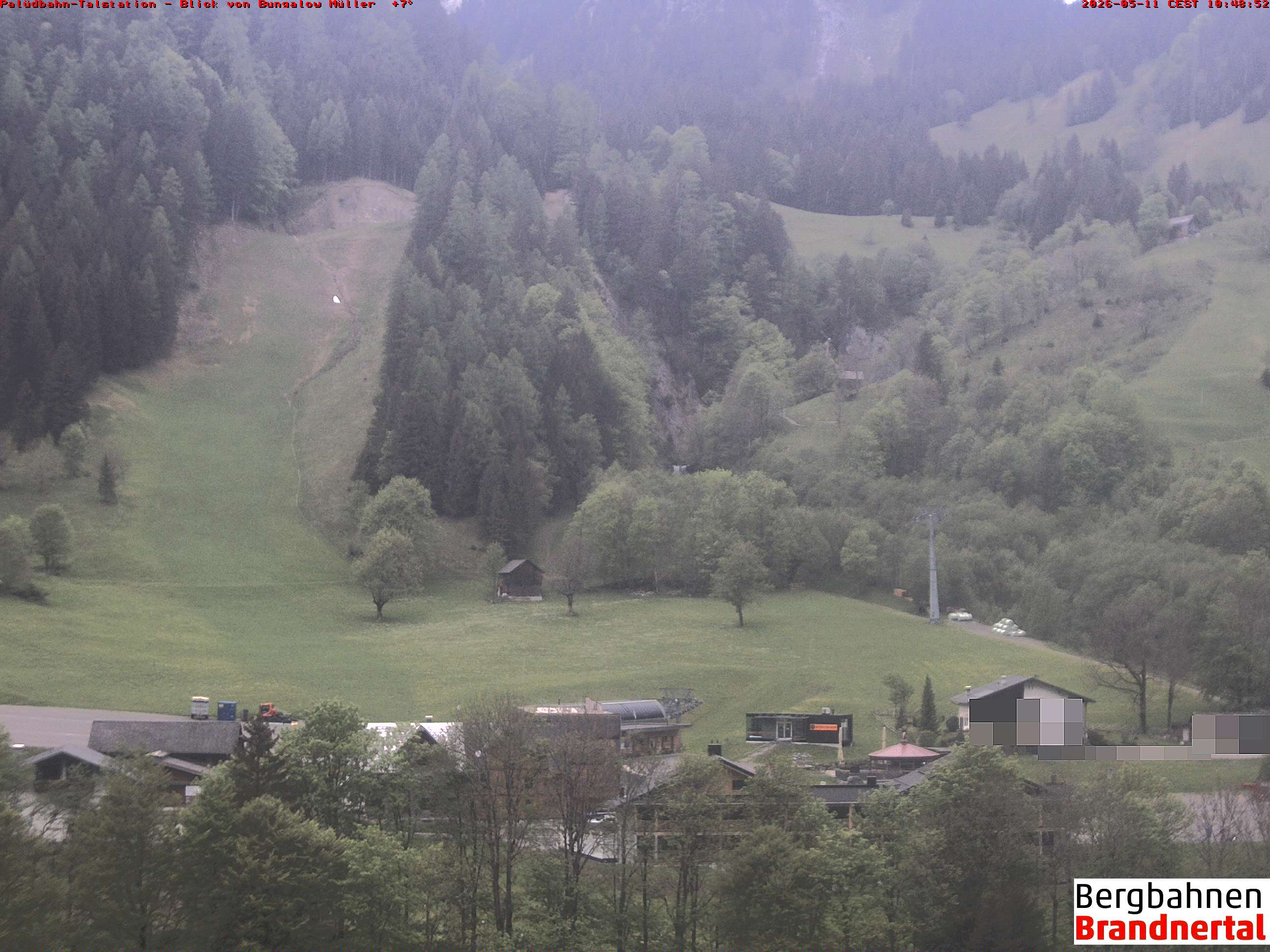 Blick auf Palüdbahn von Bungalow Müller
