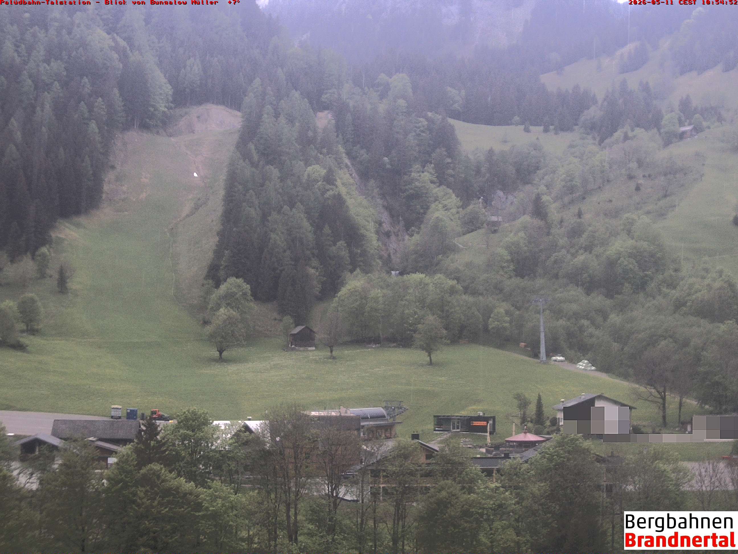 Blick auf Palüdbahn von Bungalow Müller