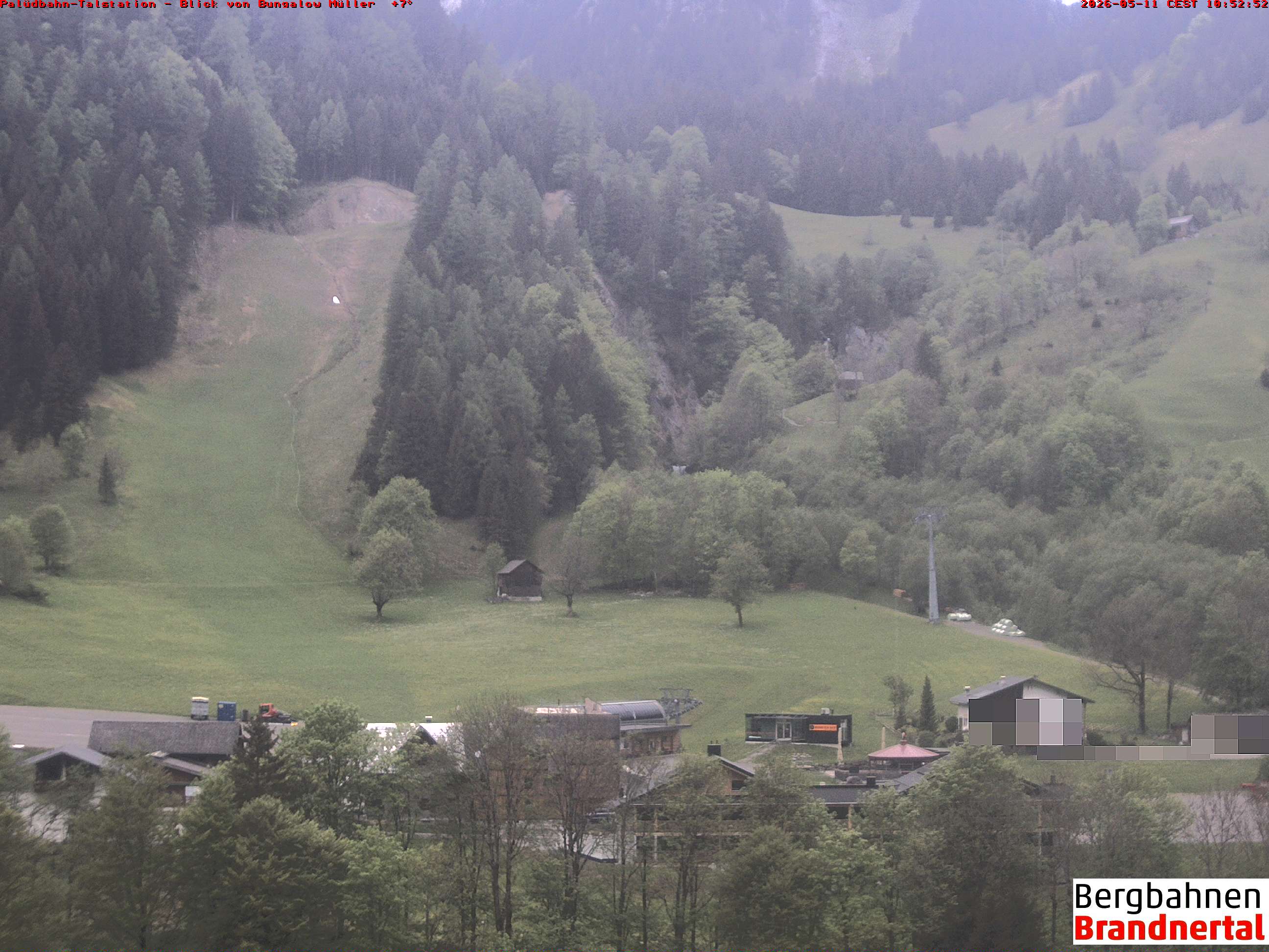 Blick auf Palüdbahn von Bungalow Müller