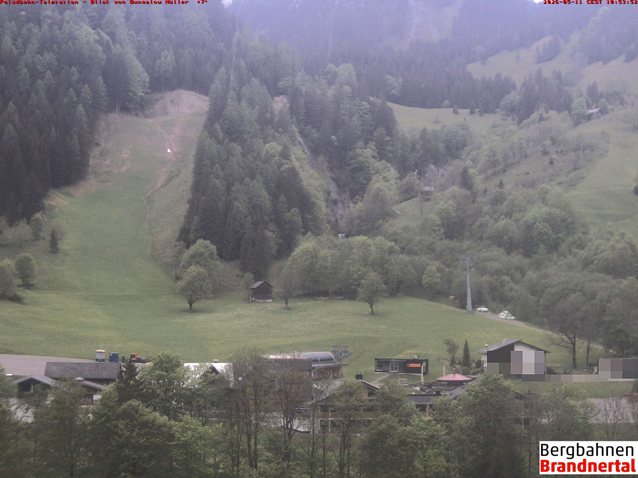 Blick auf Palüdbahn von Bungalow Müller