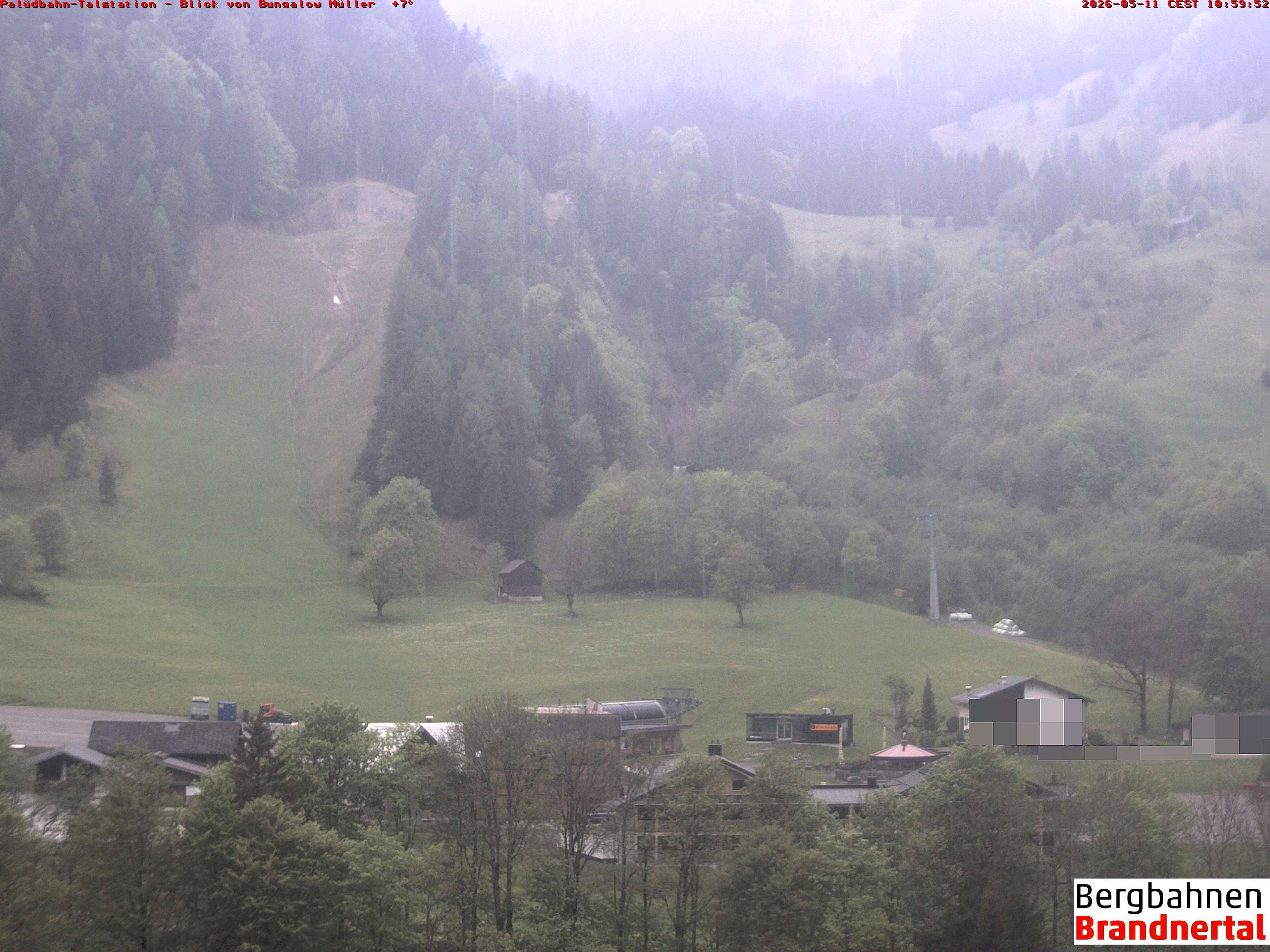Blick auf Palüdbahn von Bungalow Müller