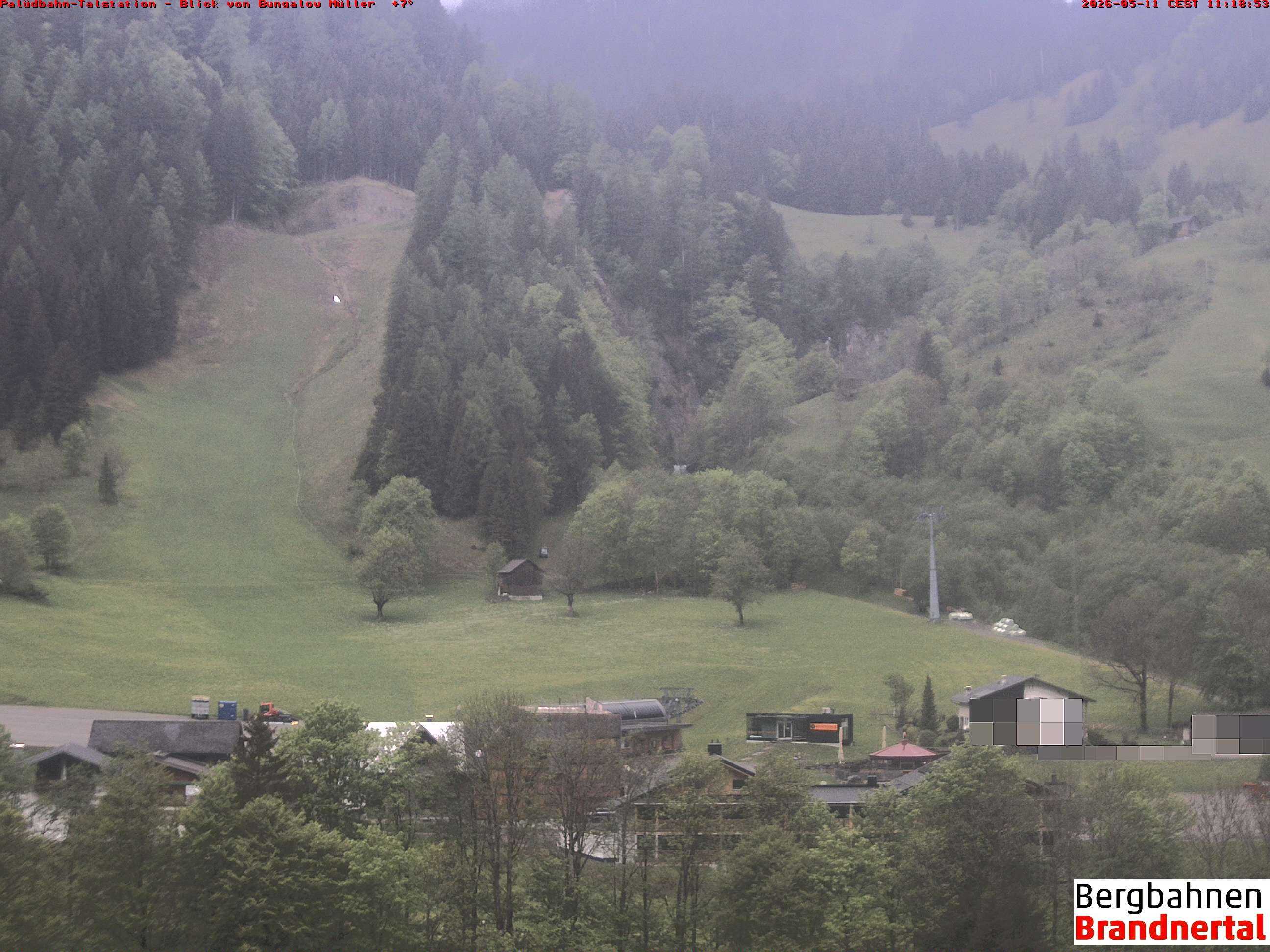 Blick auf Palüdbahn von Bungalow Müller