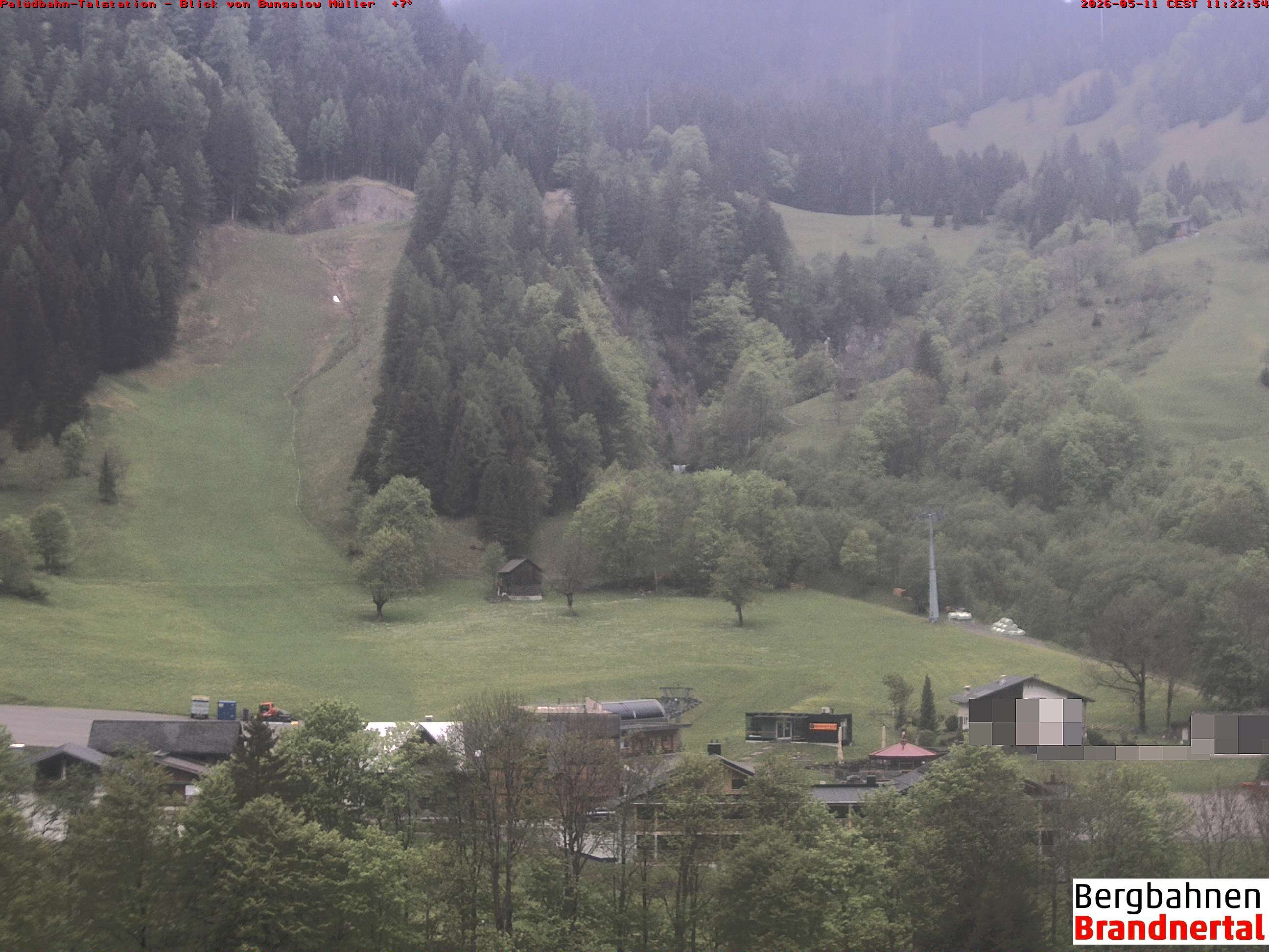 Blick auf Palüdbahn von Bungalow Müller