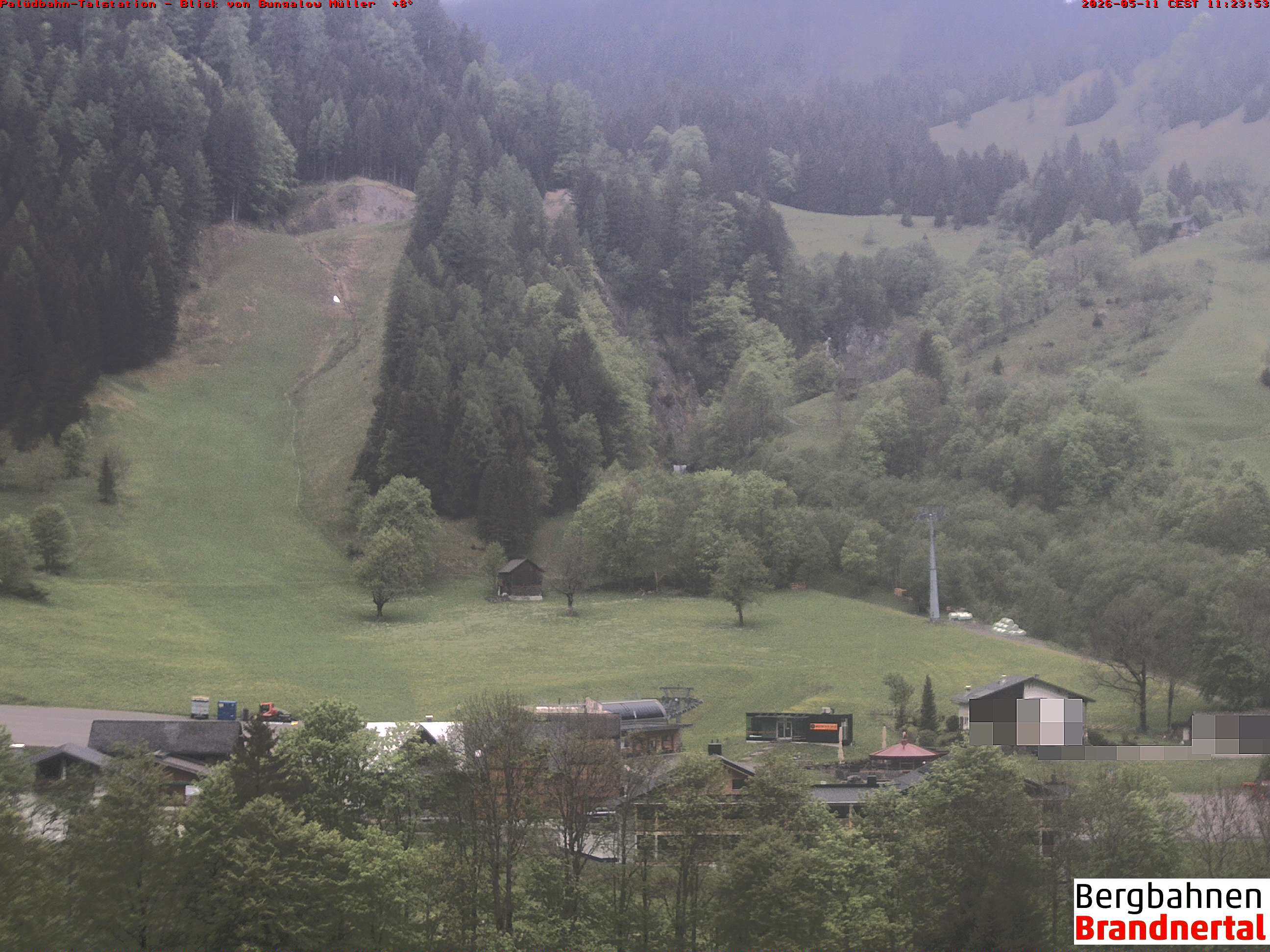 Blick auf Palüdbahn von Bungalow Müller