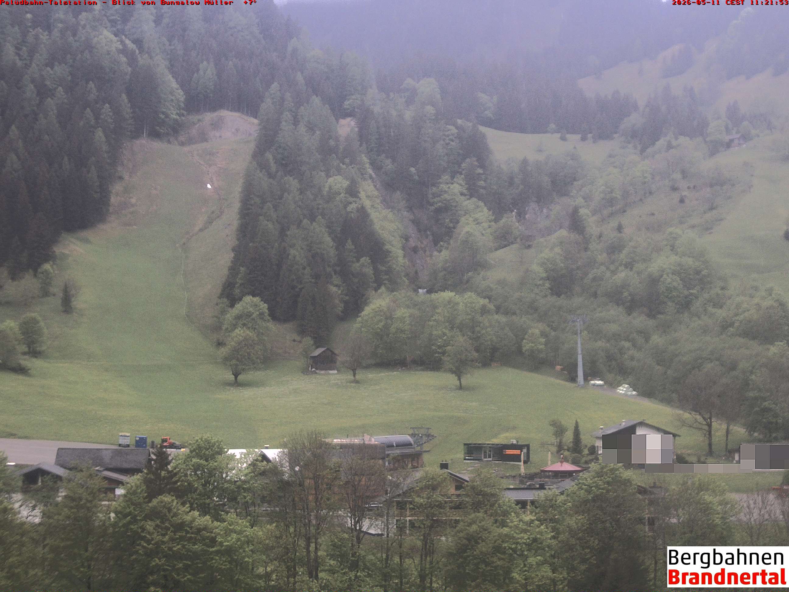 Blick auf Palüdbahn von Bungalow Müller