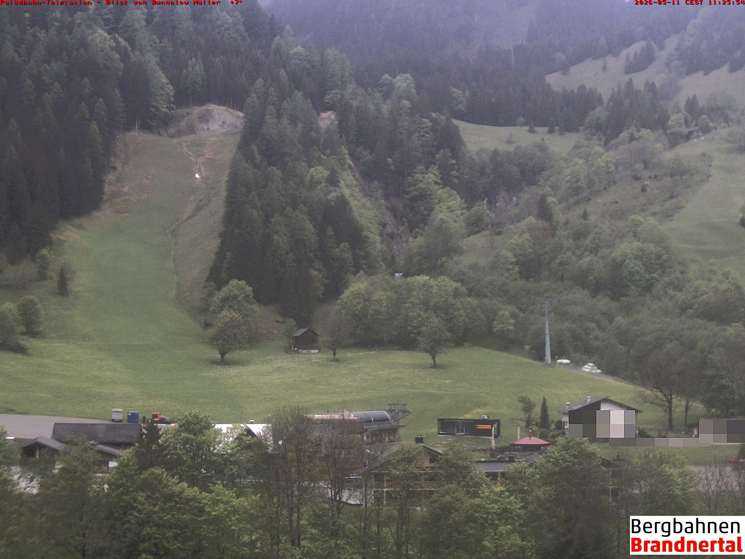Blick auf Palüdbahn von Bungalow Müller